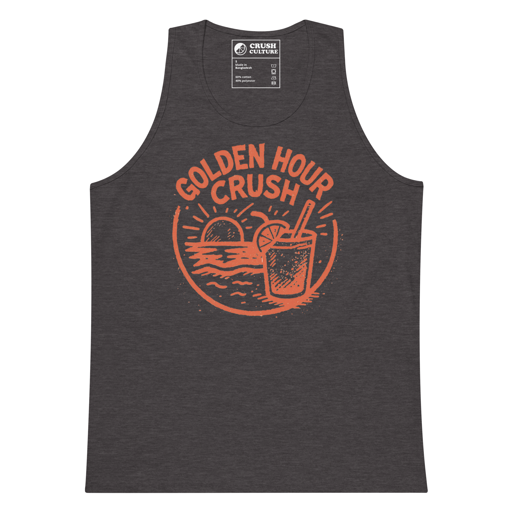 Golden Hour Crush Men’s Premium Tank Top