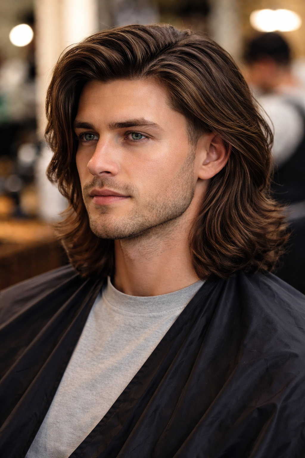 SCISSORED HAIRCUT ( 12 SECTIONS)