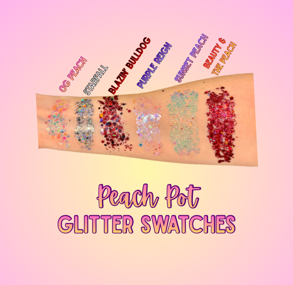 Peach Pot Glitters