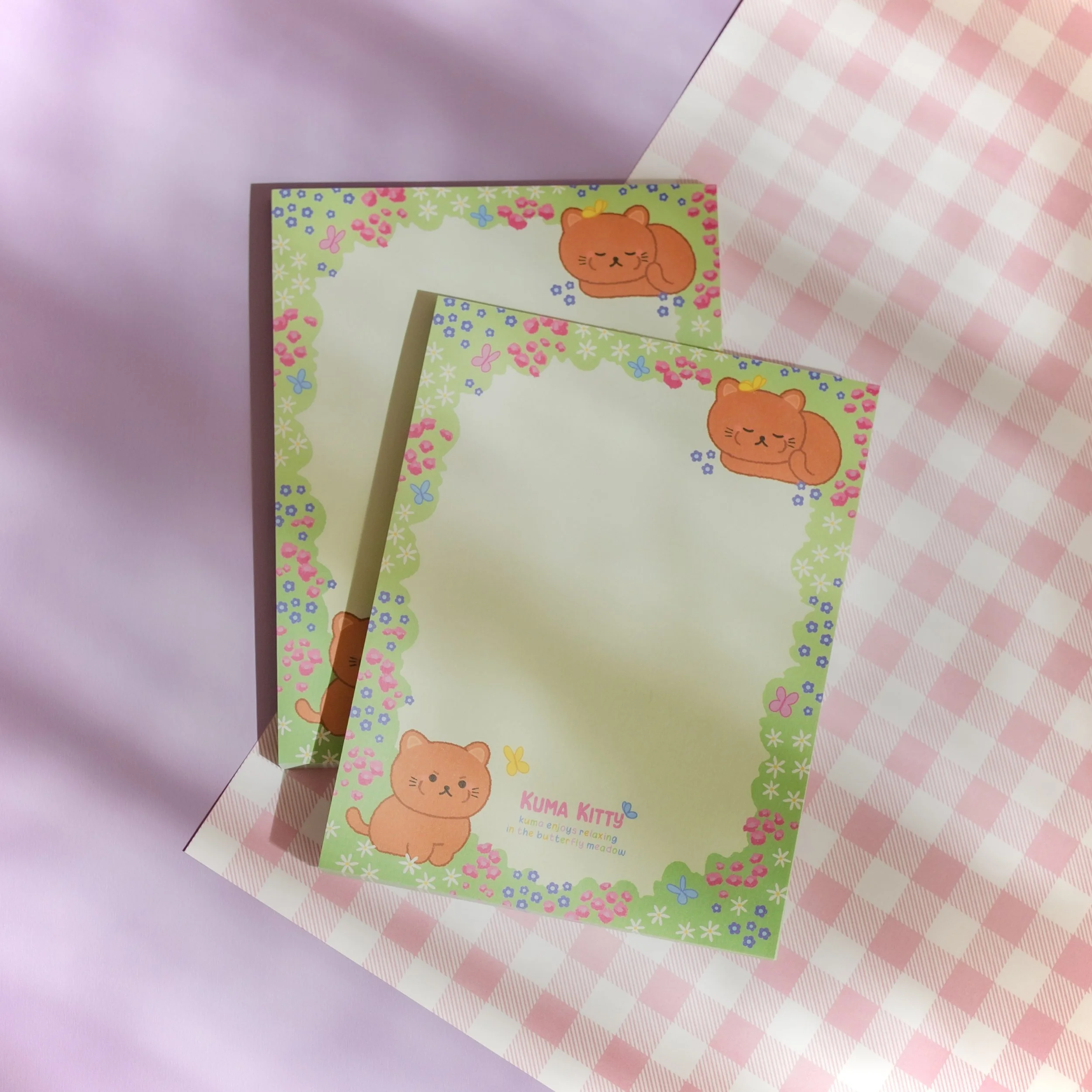 "Kuma's Meadow" Note Pad