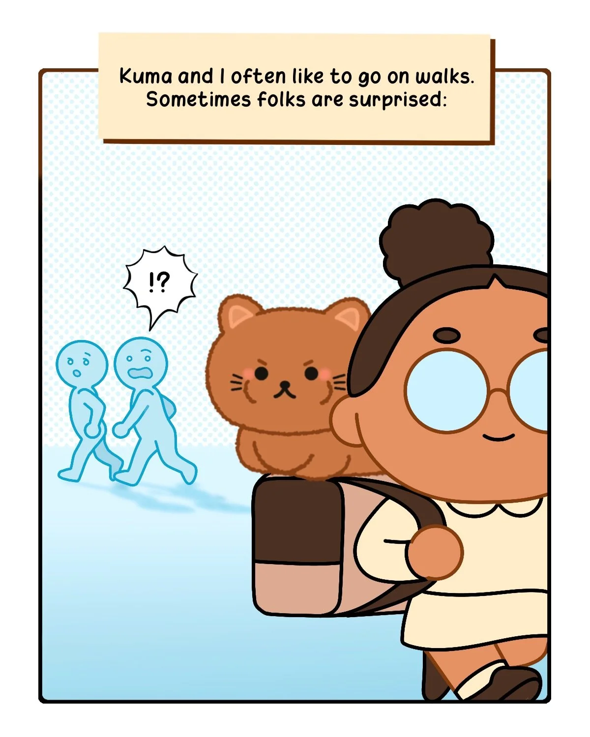 bandaids not included w/ his adoption 🤕🩹
&bull;
#webcomic #funnycomics #cutecomics #indiecomicsart #sliceoflife