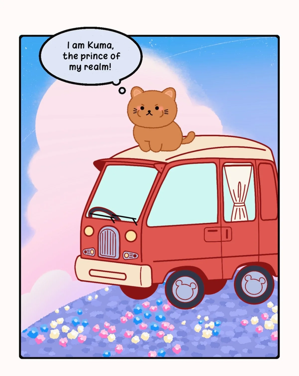I am Kuma, the prince of my realm!

#webcomic #webcomics #wordsofaffirmation #inspirationalwords #wordsofwisdom 

&hellip;the keeper of my domain&hellip;
&hellip;the guardian of those I love &amp; protect 

But even I can&rsquo;t control when a storm
