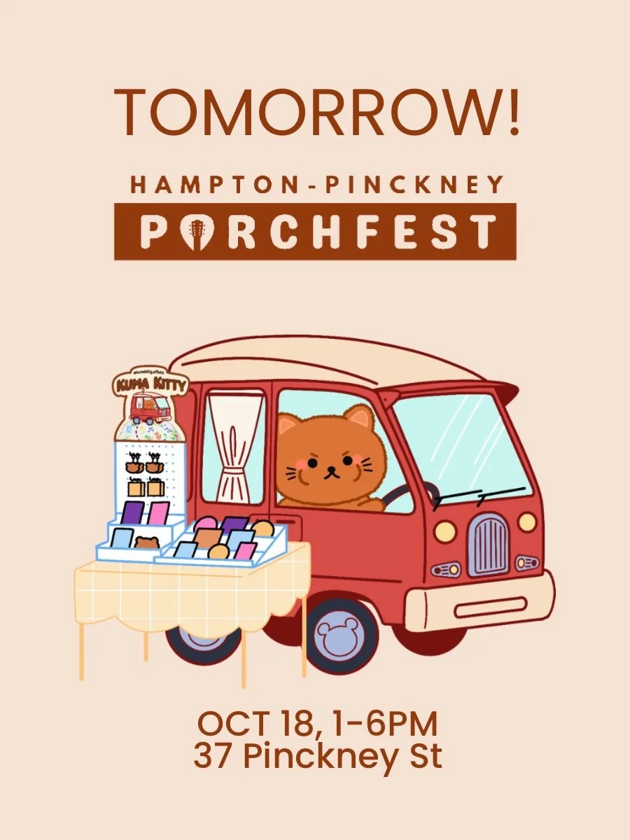kuma says come say hi tomorrow!! 🤗🐻💌

#artmarket #popupmarket #gvlsc #gvlthisweek