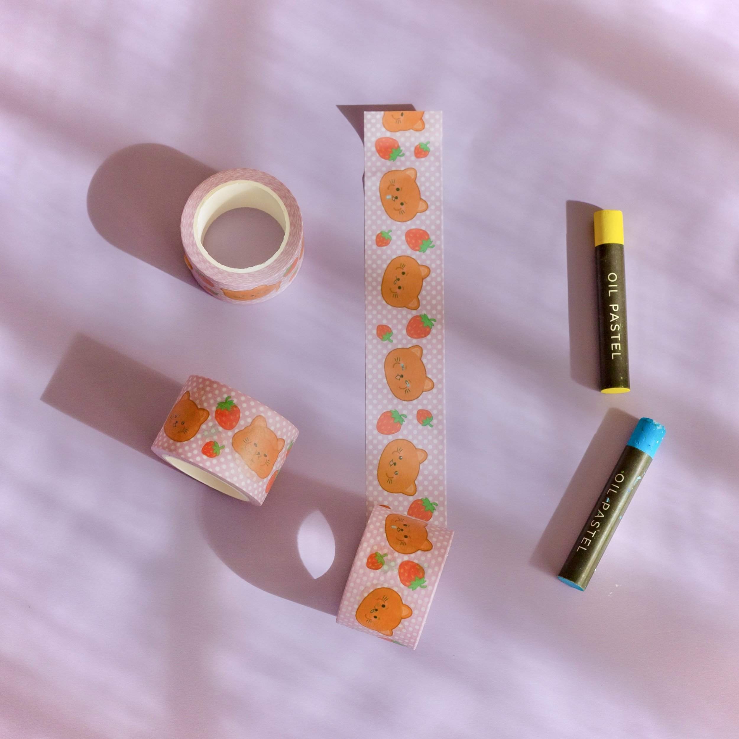 "Strawberry Kuma" Washi Tape