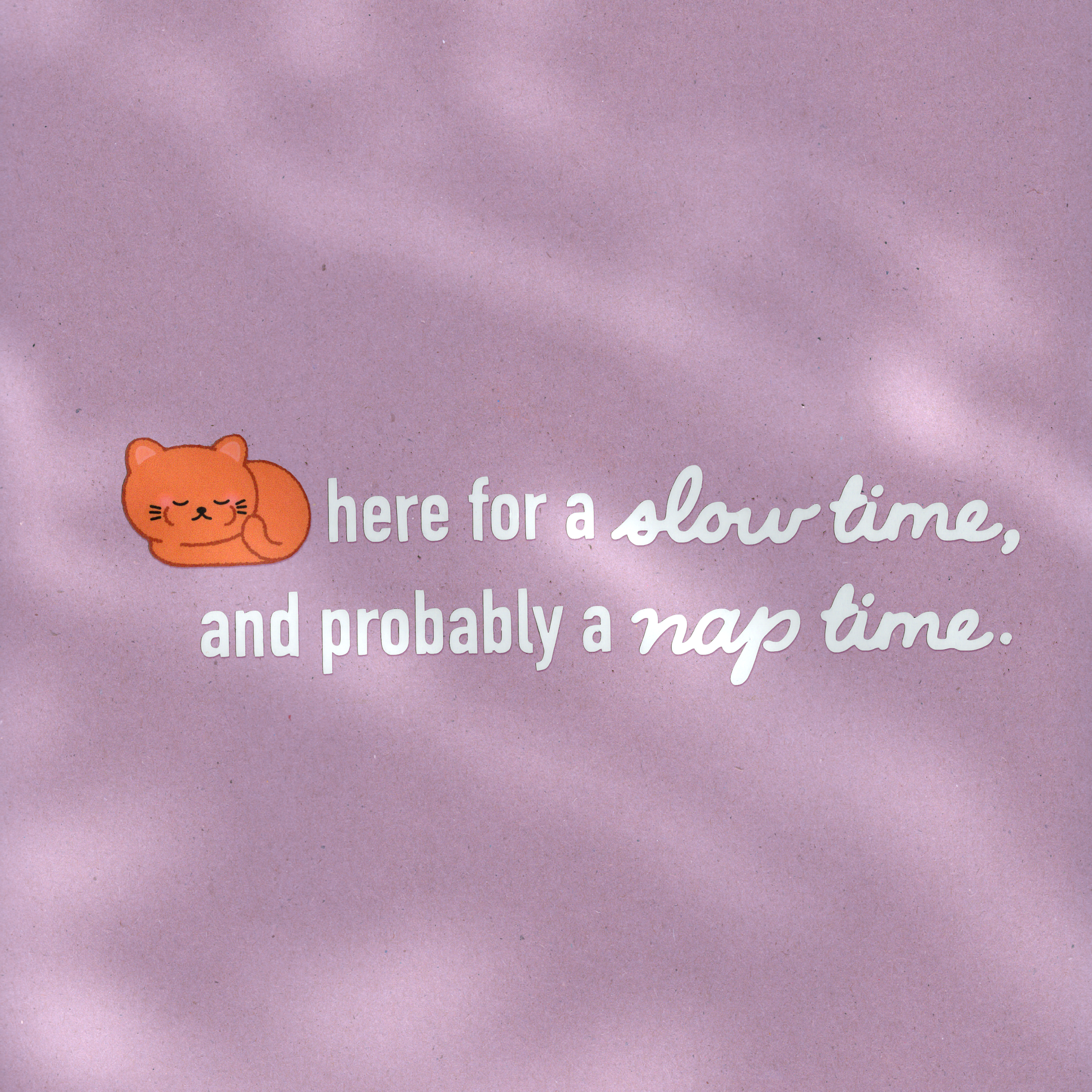 "Slow Time, Nap Time" Car Decal