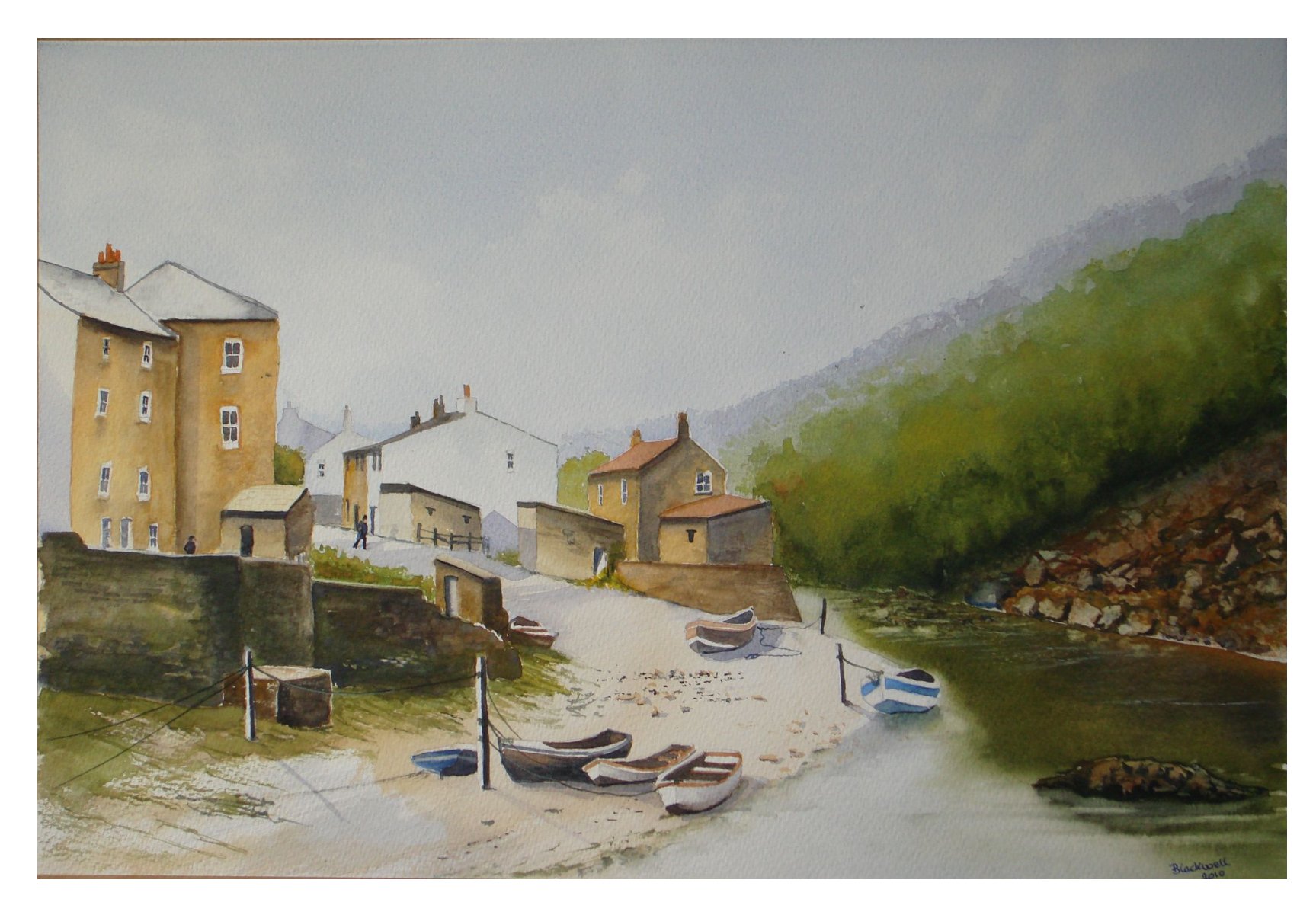 Staithes : waterclour
