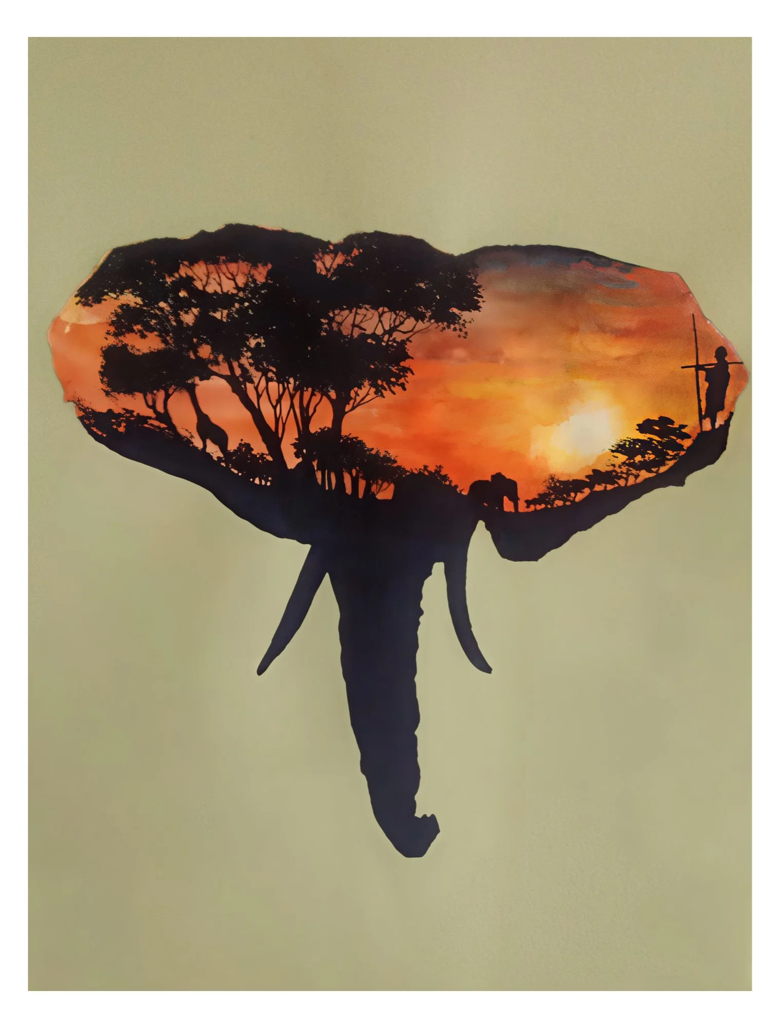Africa: waterclour