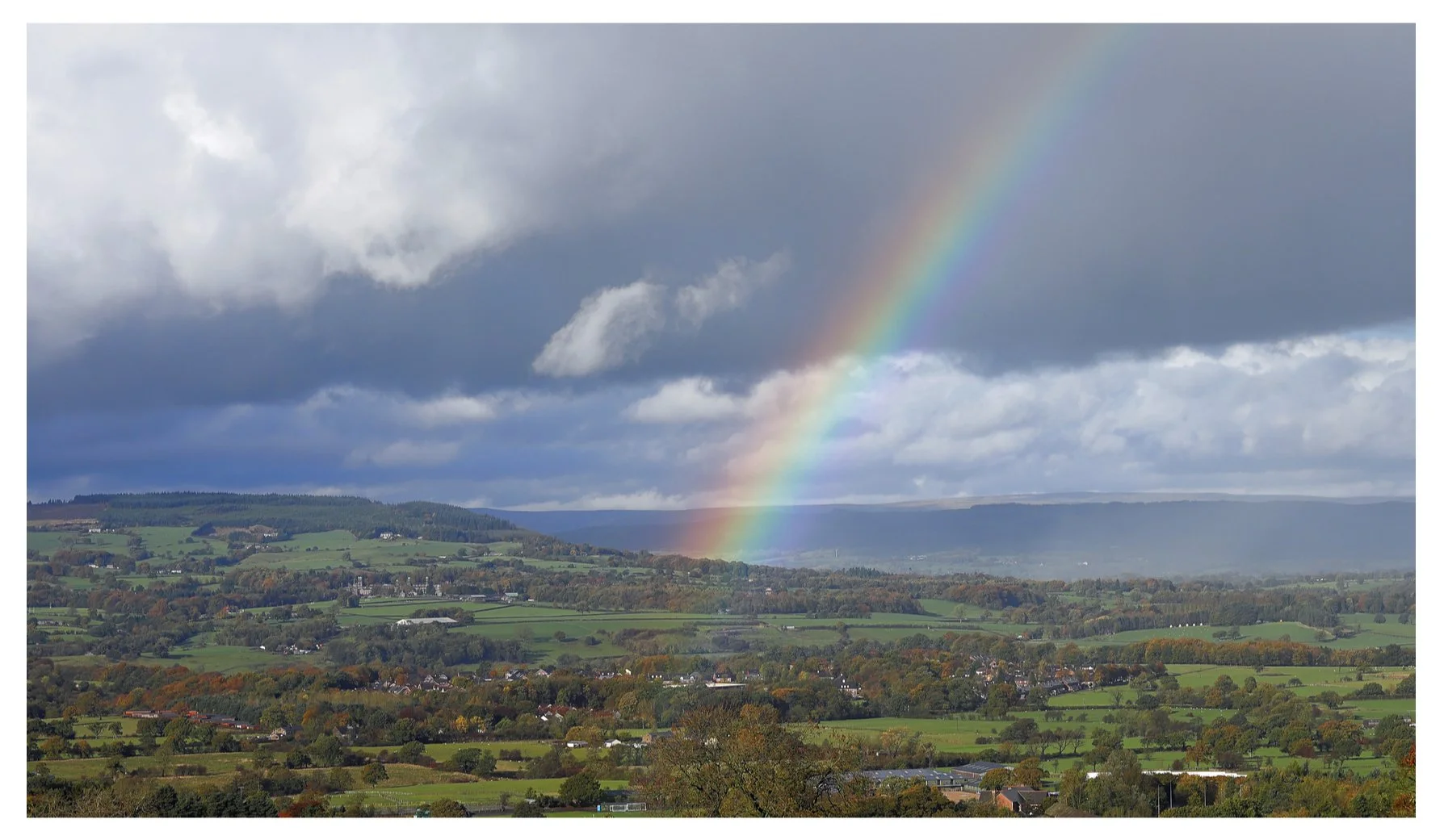 Rainbow over the Ribble Valley