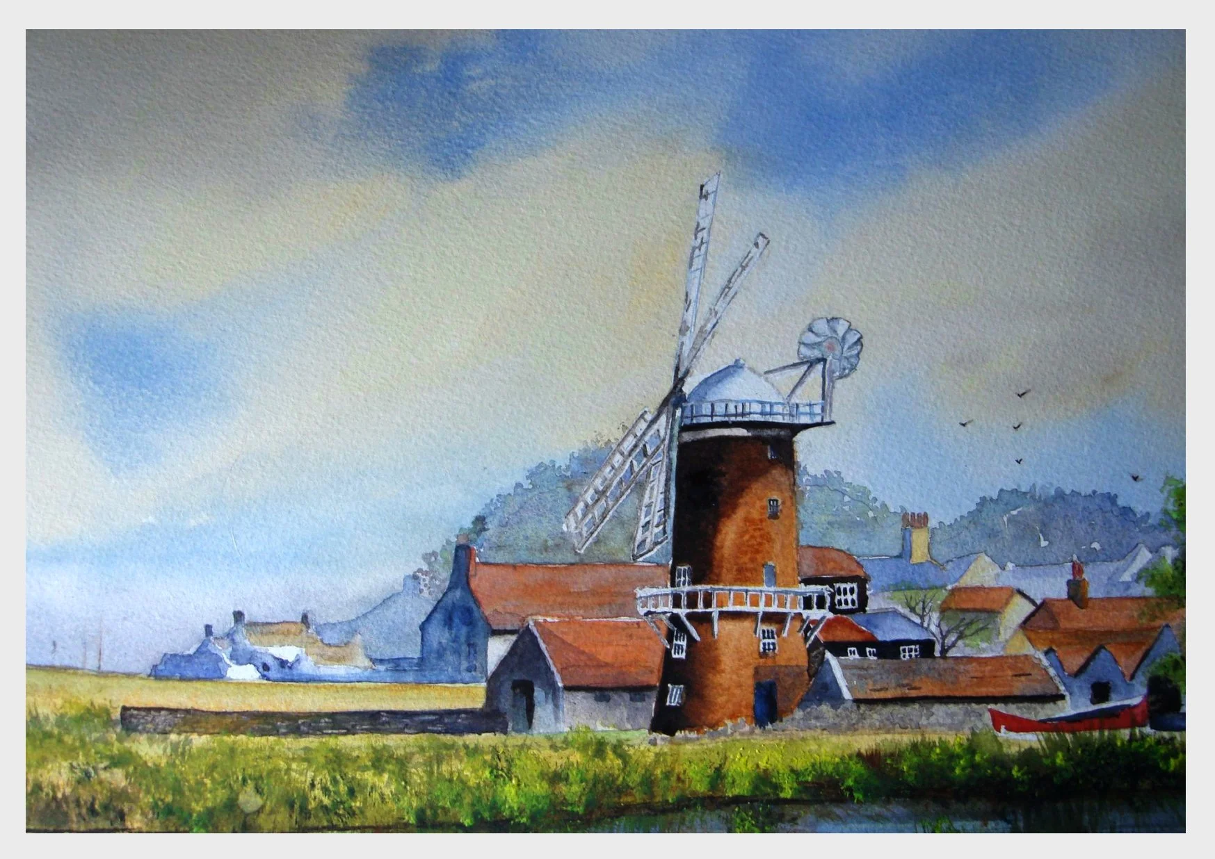 The Windmill: waterclour