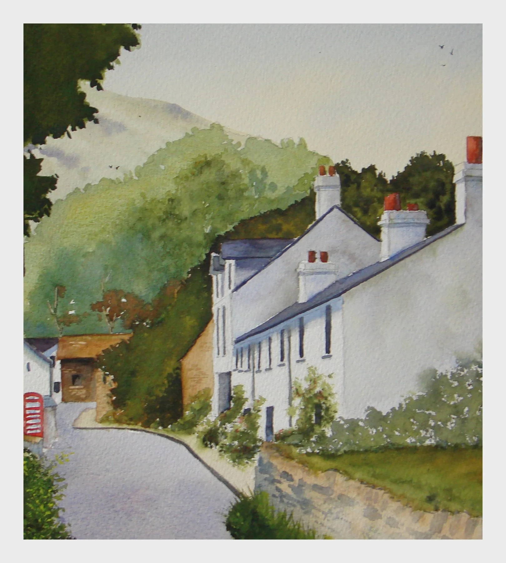 The Village Of Boot: waterclour 