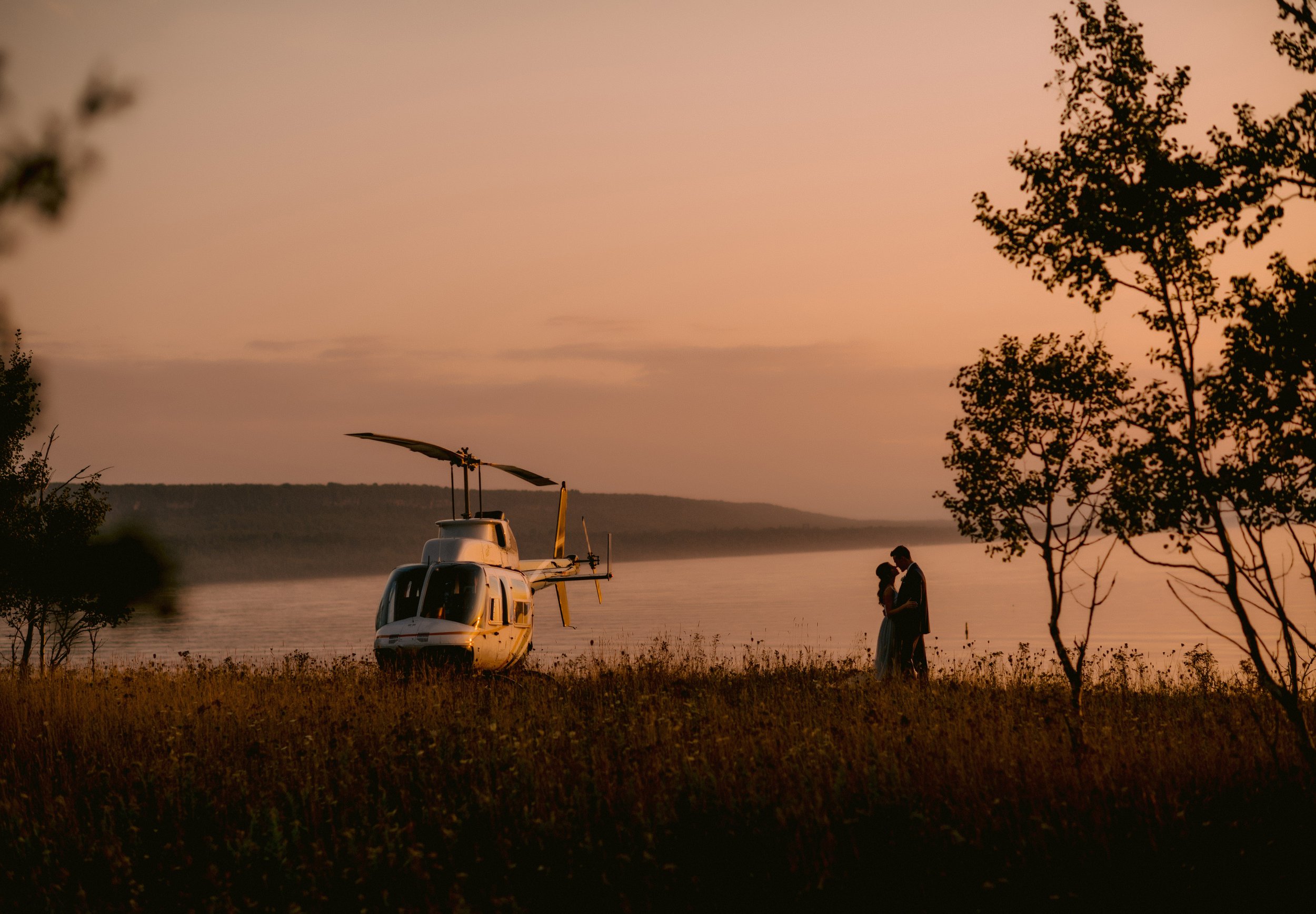 Private Island Helicopter Elopement, Georgian Bluffs, Ontario, Maeck Weddings, Elopers&Co., Jeff Maeck, Taylor Jackson