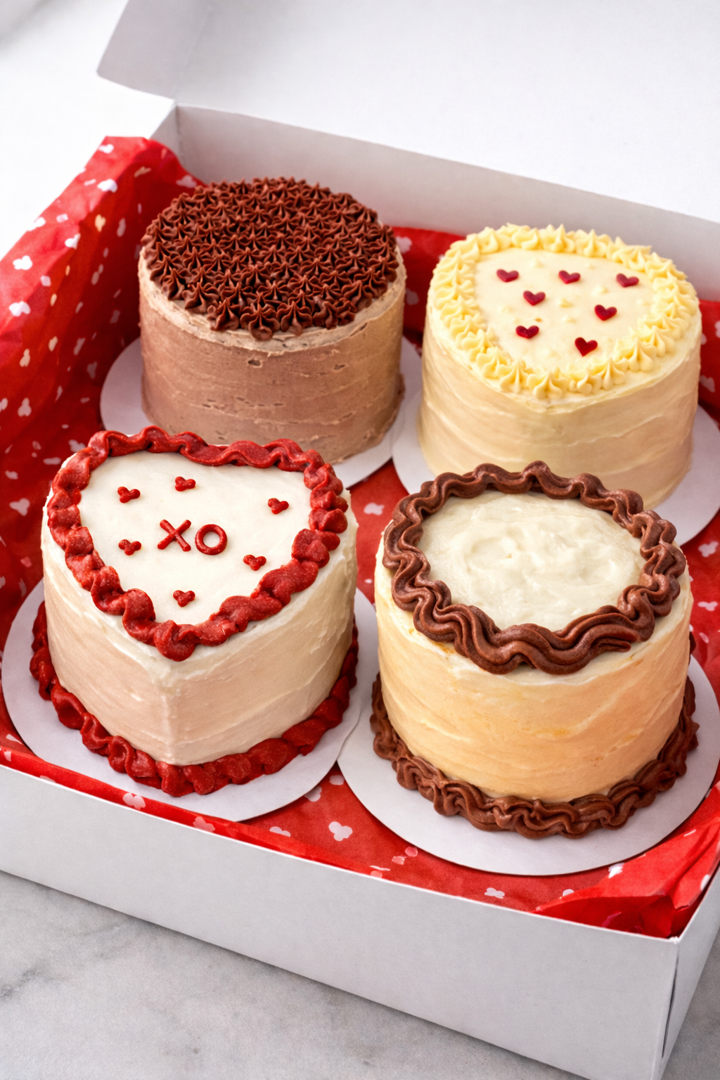 The Celebration Box (4-Mini Cake Combo)