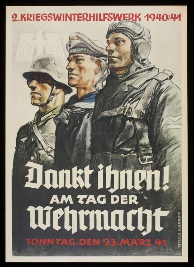Germany WW2 Propaganda Poster