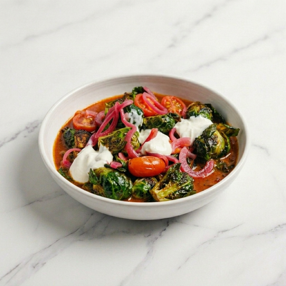 Masala Brussels Sprout 玛莎拉抱子甘蓝 🌱 $18++