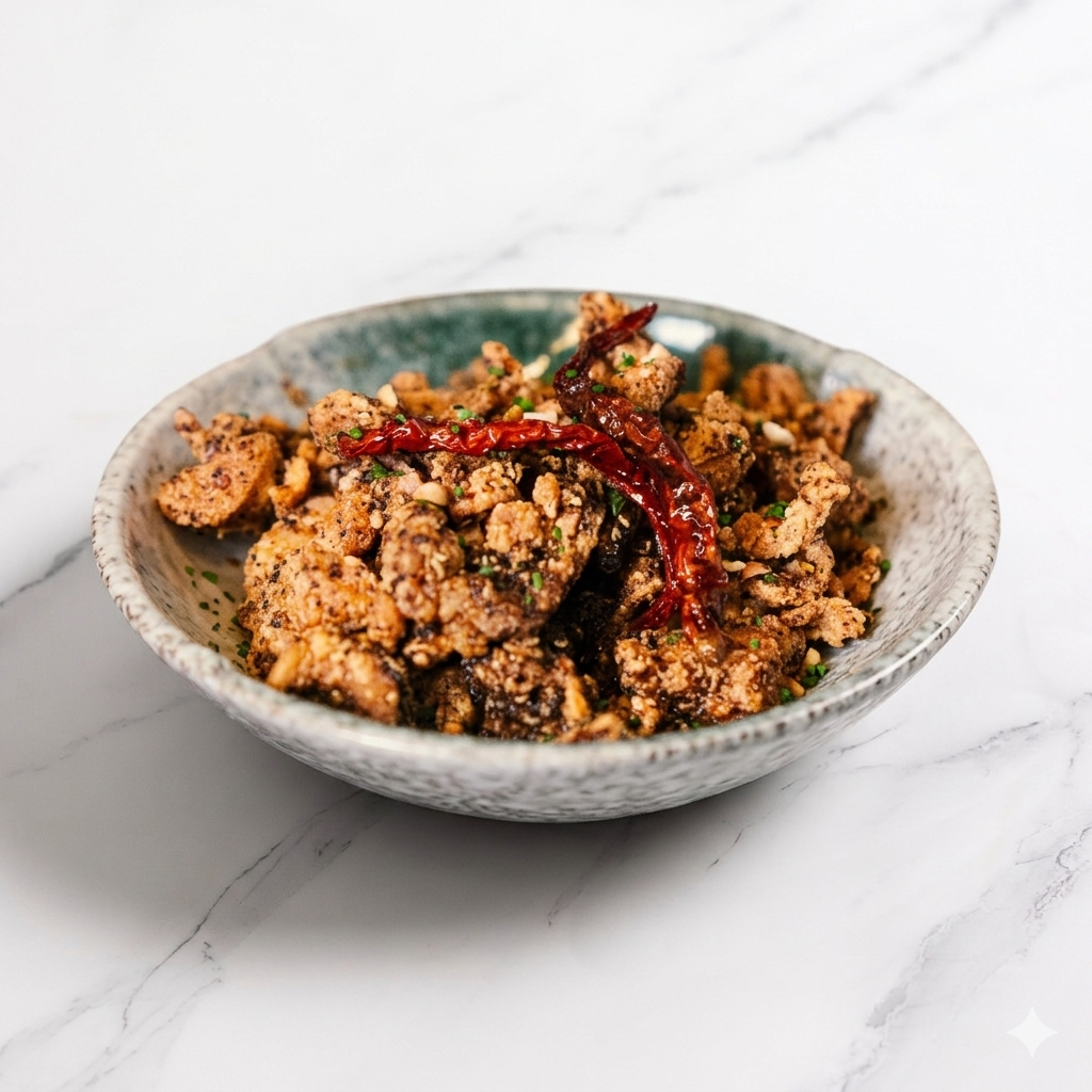 Mala Shrimp Paste Karaage 麻辣虾酱唐扬炸鸡 🦐🐓🌶️ $18++