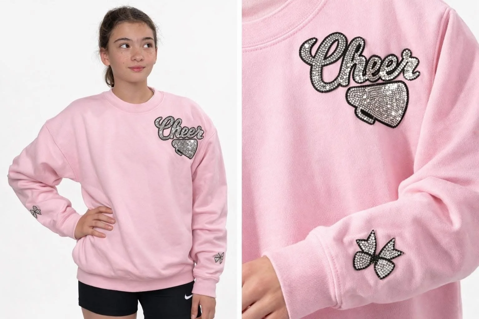 CHEER n BLING crewneck