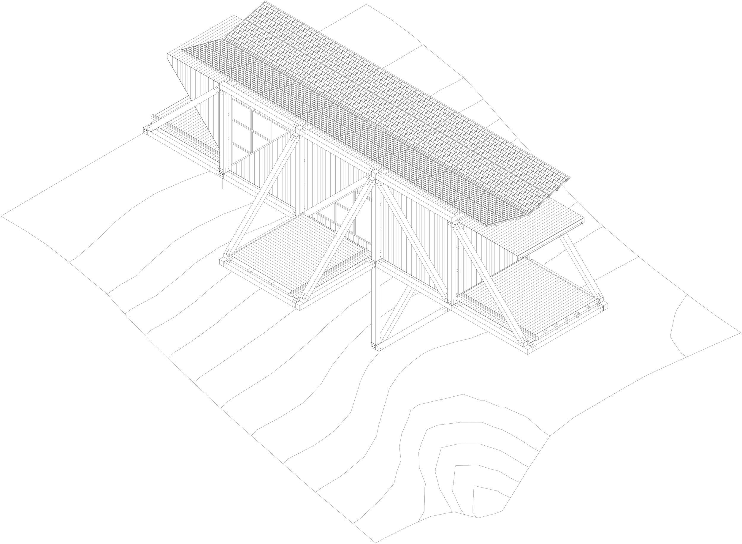 A silhouette of a large crowd of people in front of a stage with bright lights, at what appears to be a concert or event.