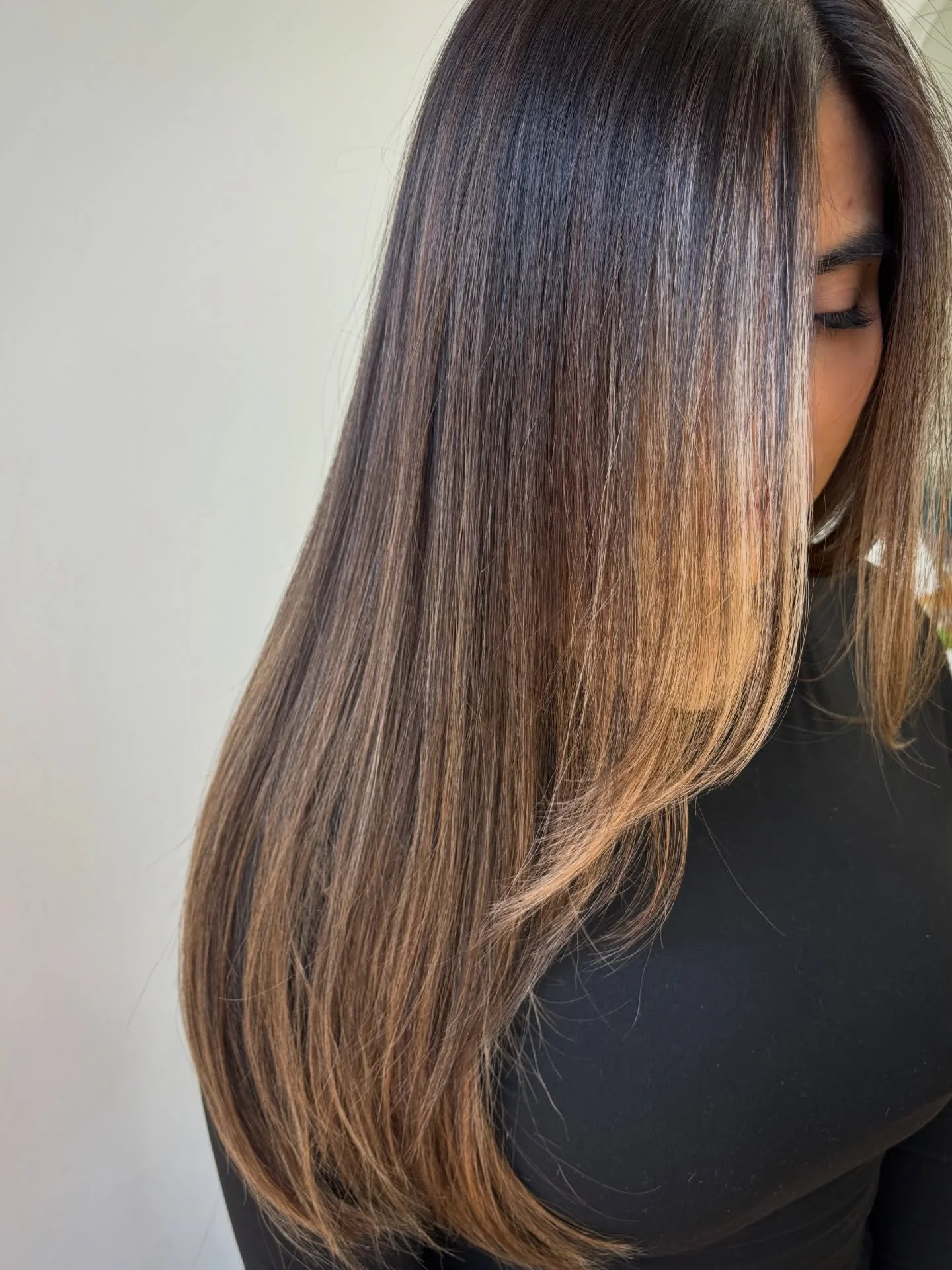 Boujie brunette with fresh layers

Book yours today with a custom foil transformation &amp; add on haircut using the online booking link, available on my profile page 😊

Whitby Balayage Specialist
Durham Region Brunette Specialist 
Whitby Hair Styli