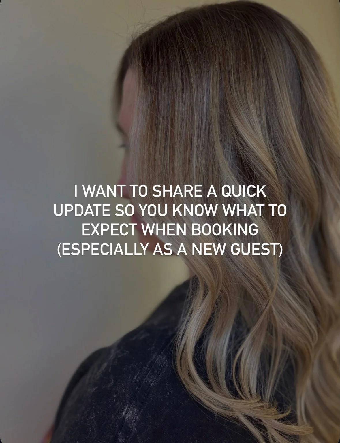 Thank you for your continued support, loyalty, and trust &mdash; I never take it for granted. I truly get to serve the best people and I appreciate each and every one of you. 

If you would like to get in with a stylist ASAP, I am always happy to ref