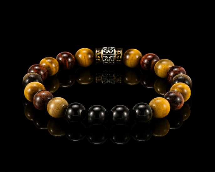 Golden Tiger Eye, Red TigerEye, Obsidian