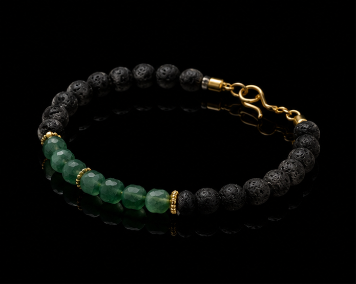 Emerald, Lava Rock