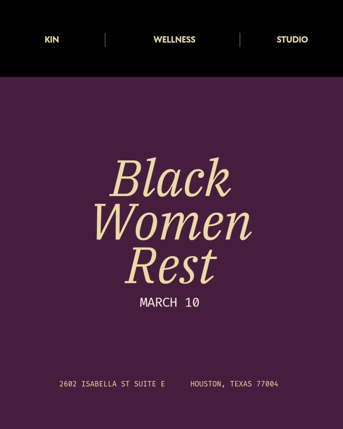 Today, March 10 we observe Black Women Rest Day, a day dedicated to honoring the rest, restoration, and well-being of Black women.

This day was created by Tricia Hersey and @thenapministry as a reminder that rest is a form of resistance and reclamat