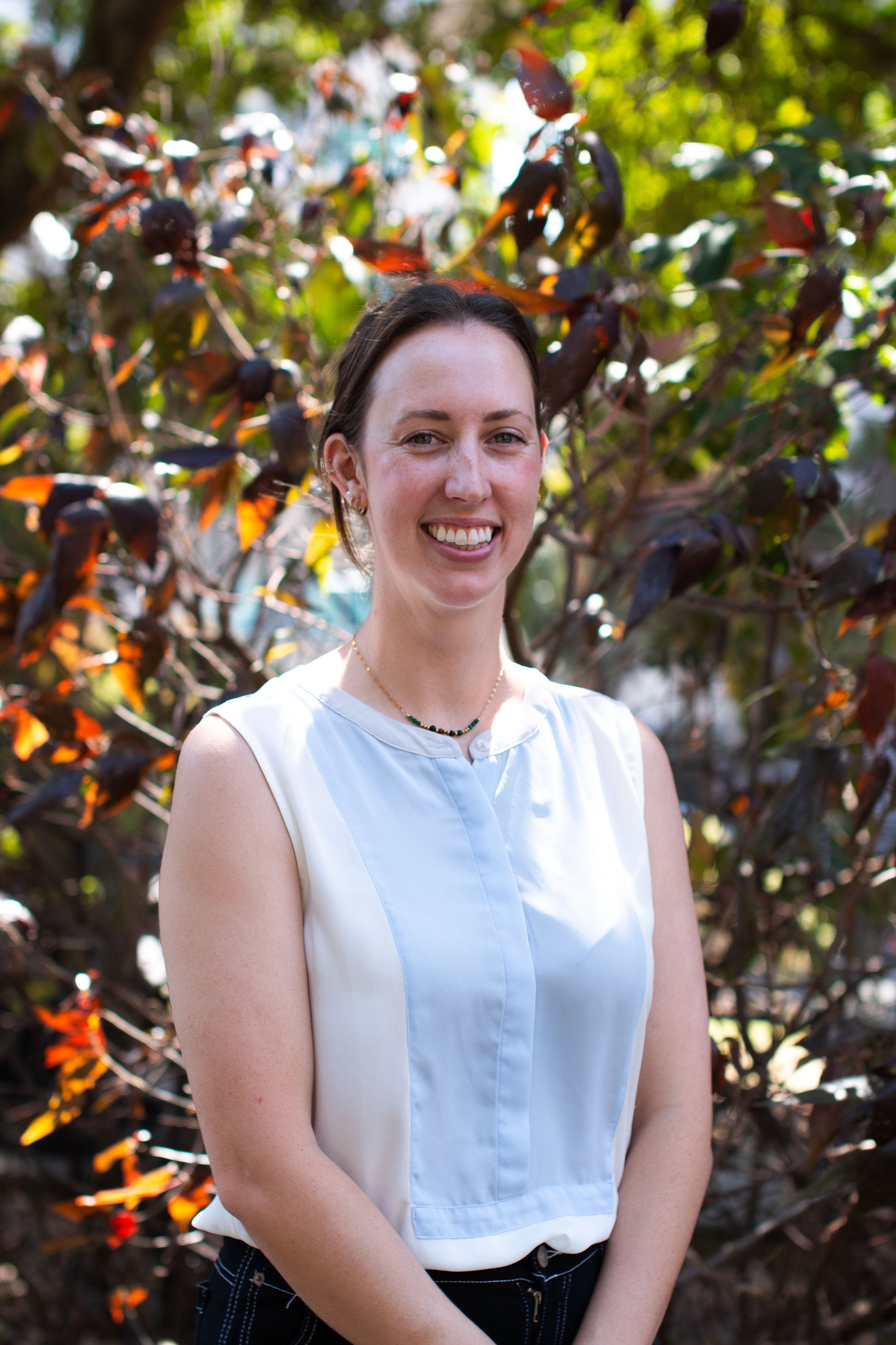 A photo of a Queensland Health staff member