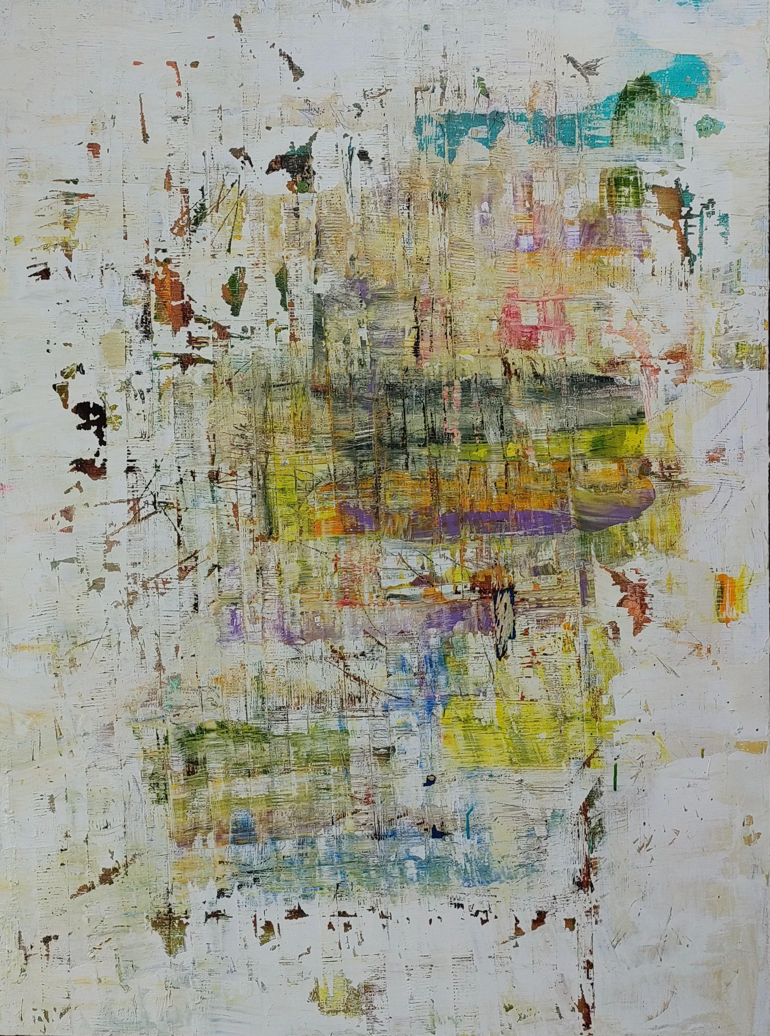 Calling All the Birds In My Head, 2024, 48 x 36 inches