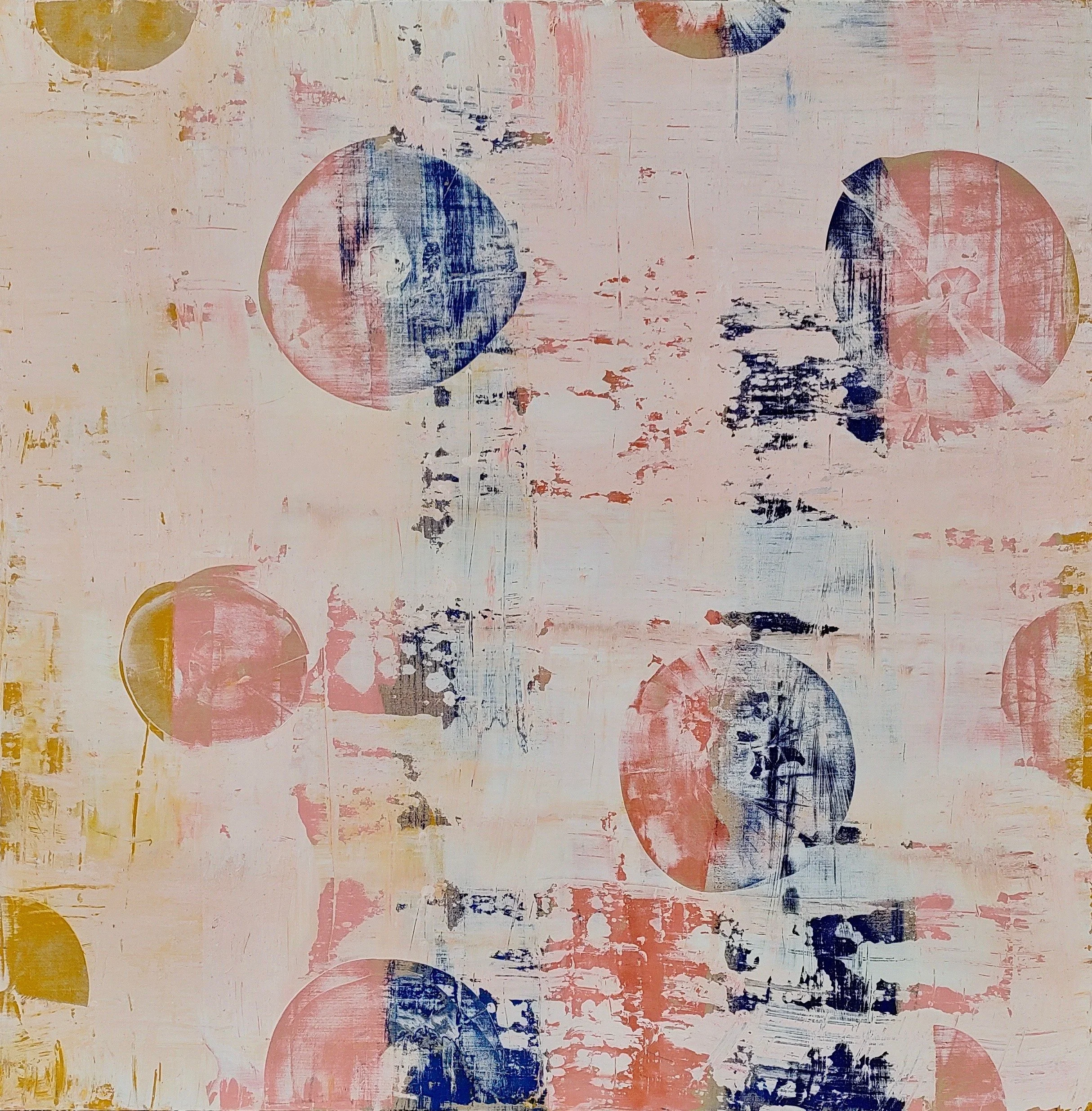 Candy Blossom, 2024, 36 x 36 inches