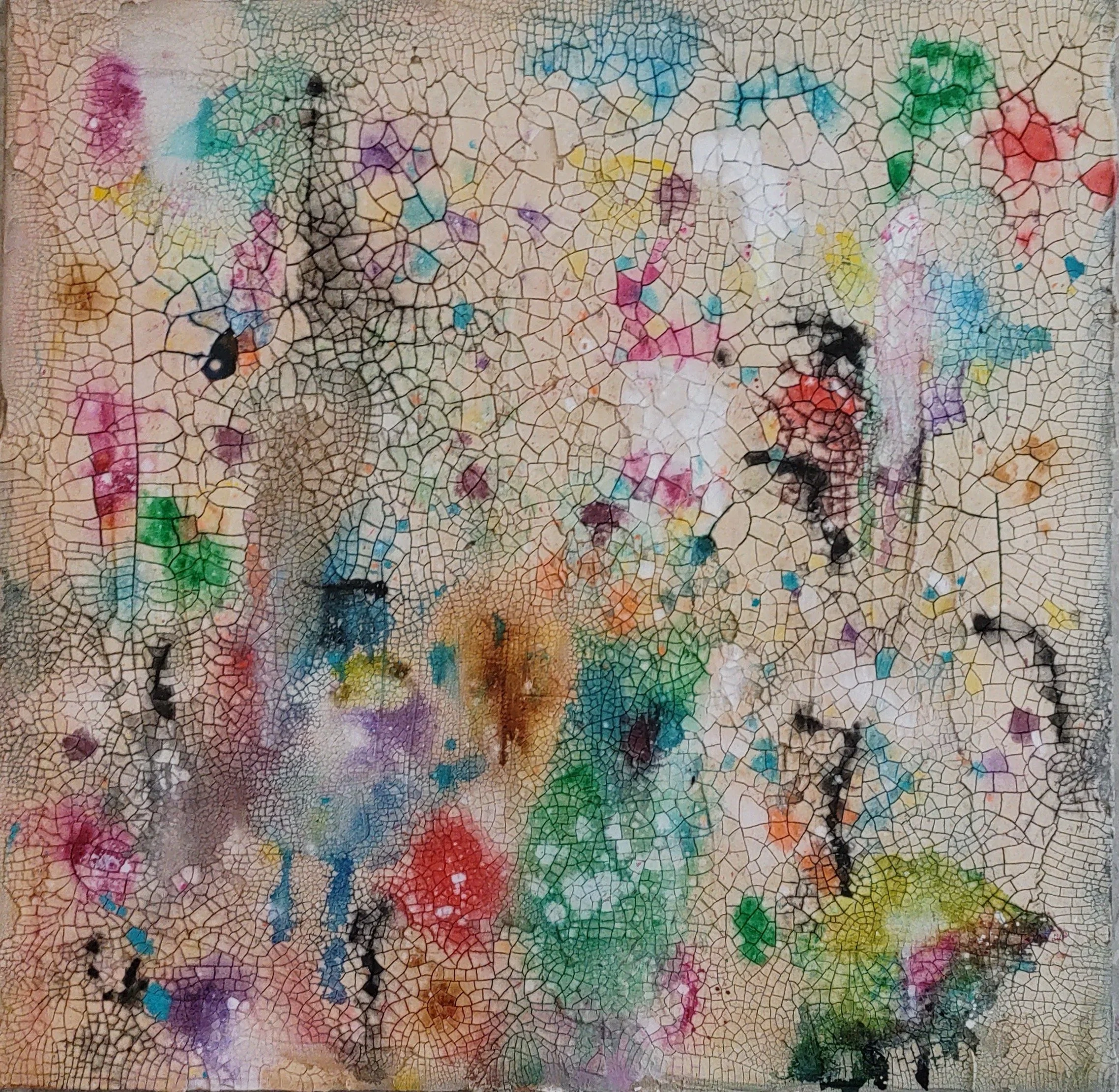 Birthday Cake, 2024, 24 x 24 inches (SOLD)