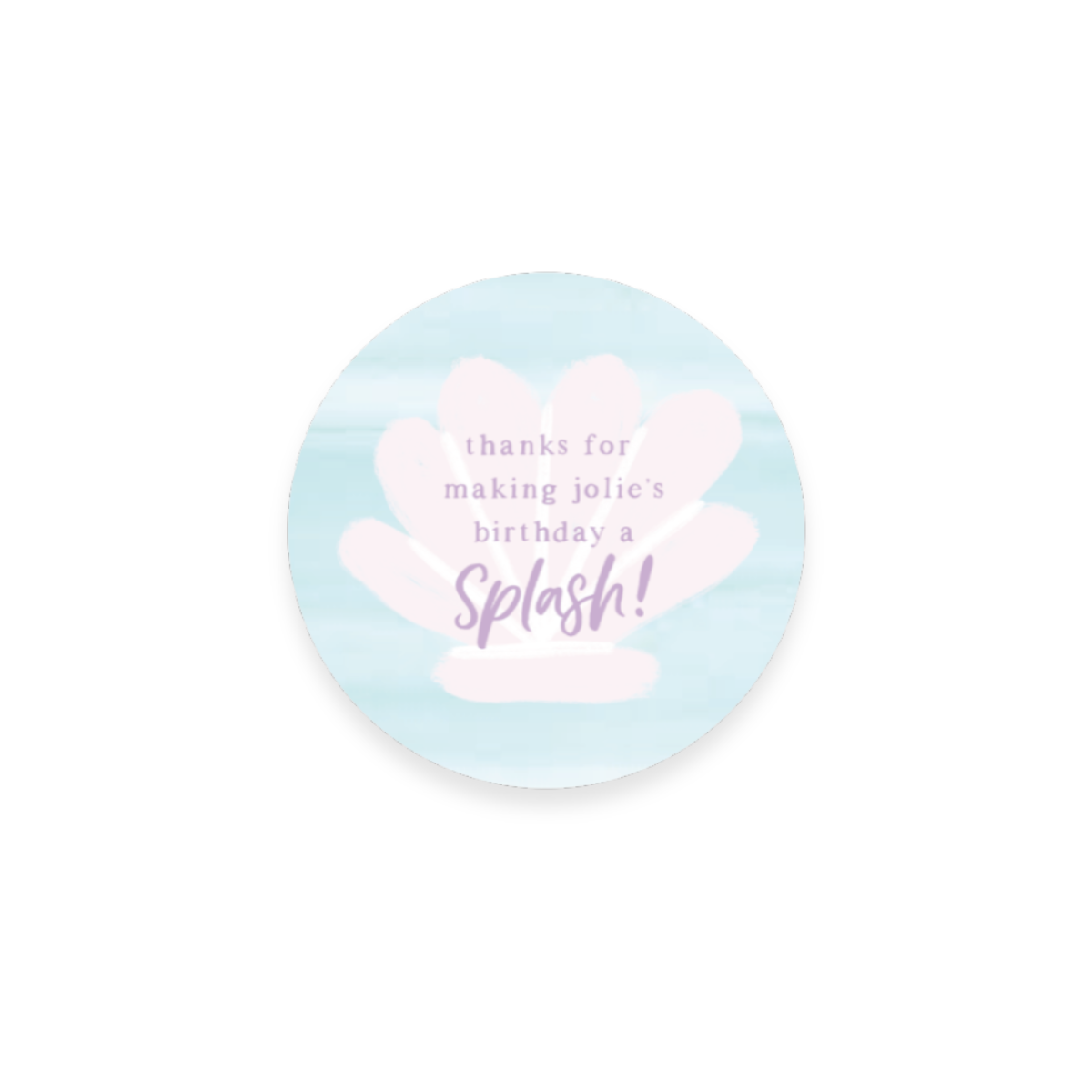 Shell Personalized Stickers