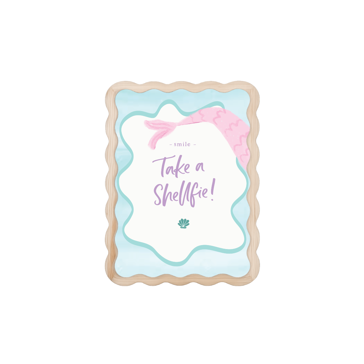 Mermaid Party Shellfie - Instant Download
