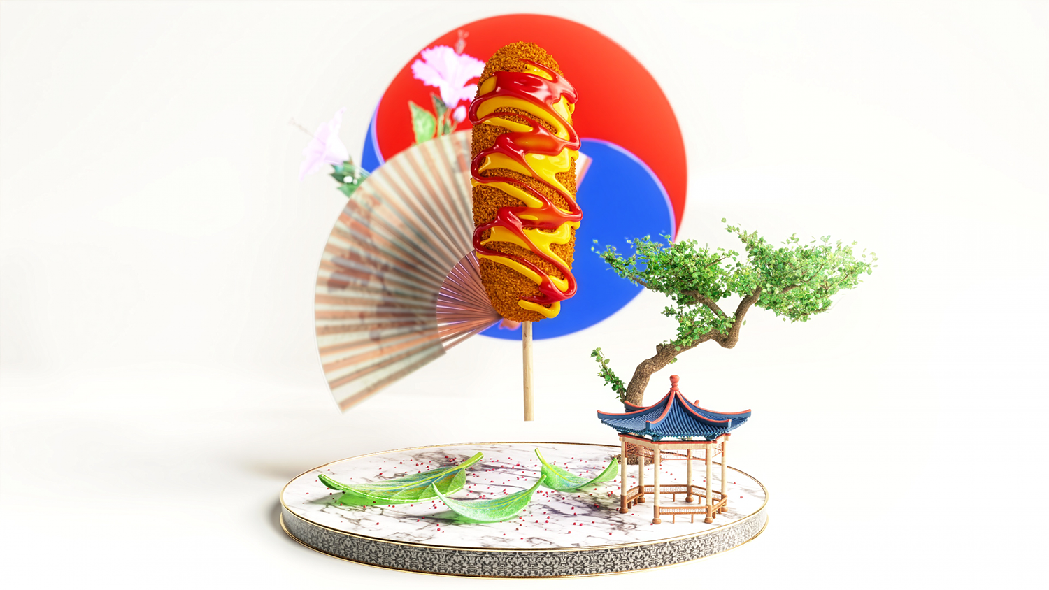 TWO HANDS CORNDOG PROMO VIDEO (3D)