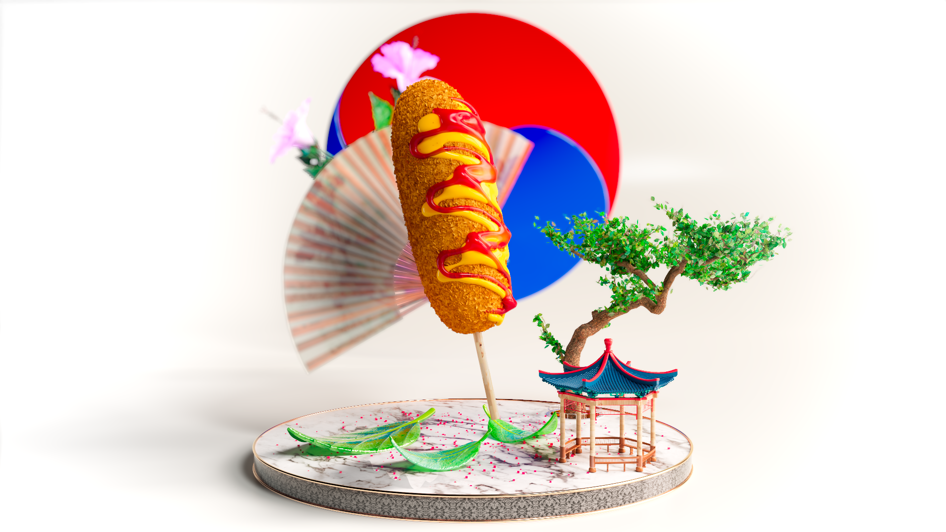 TWO HANDS CORNDOG PROMO VIDEO (3D)