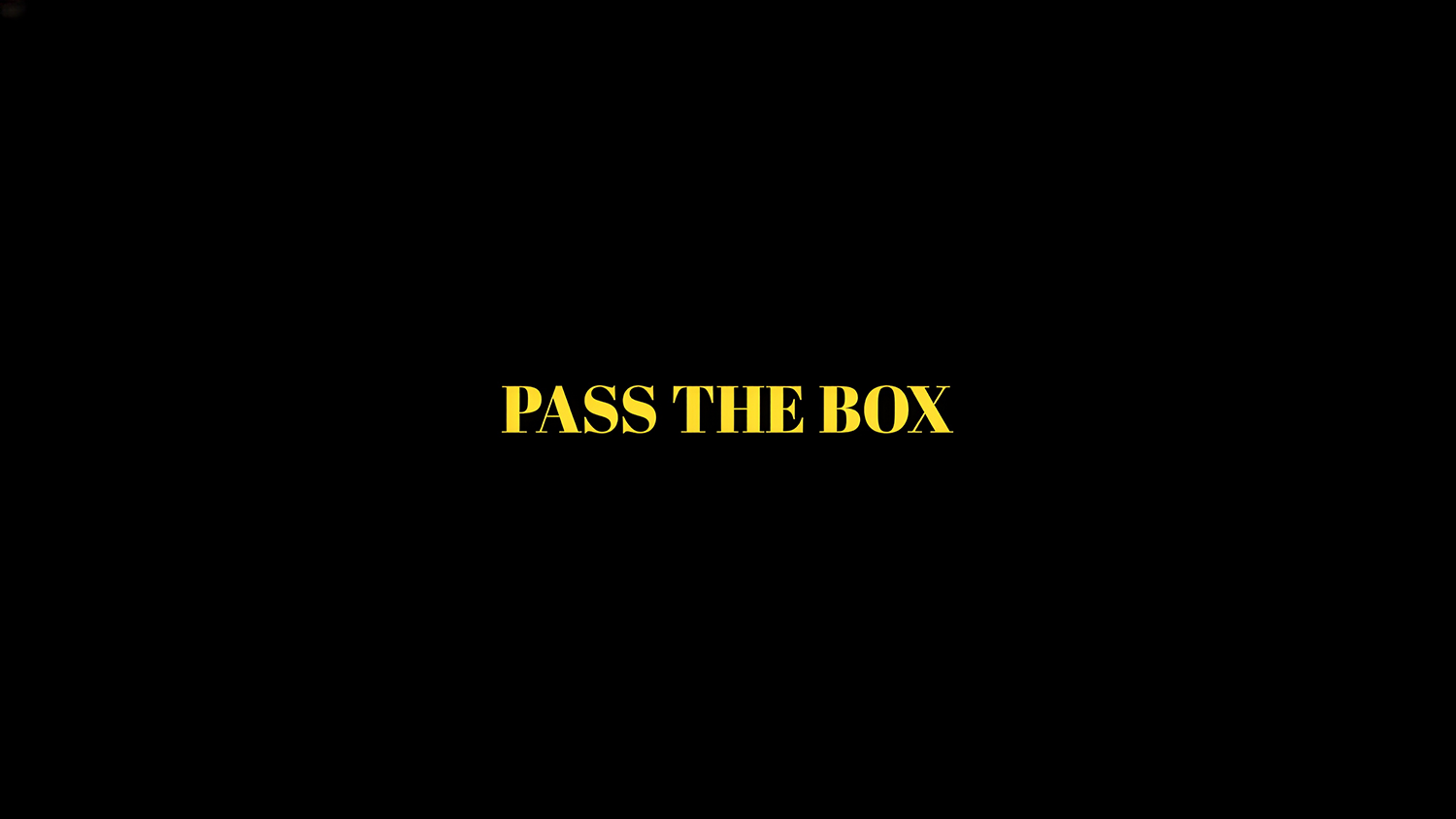 PASS THE BALL / BOX (Direction)