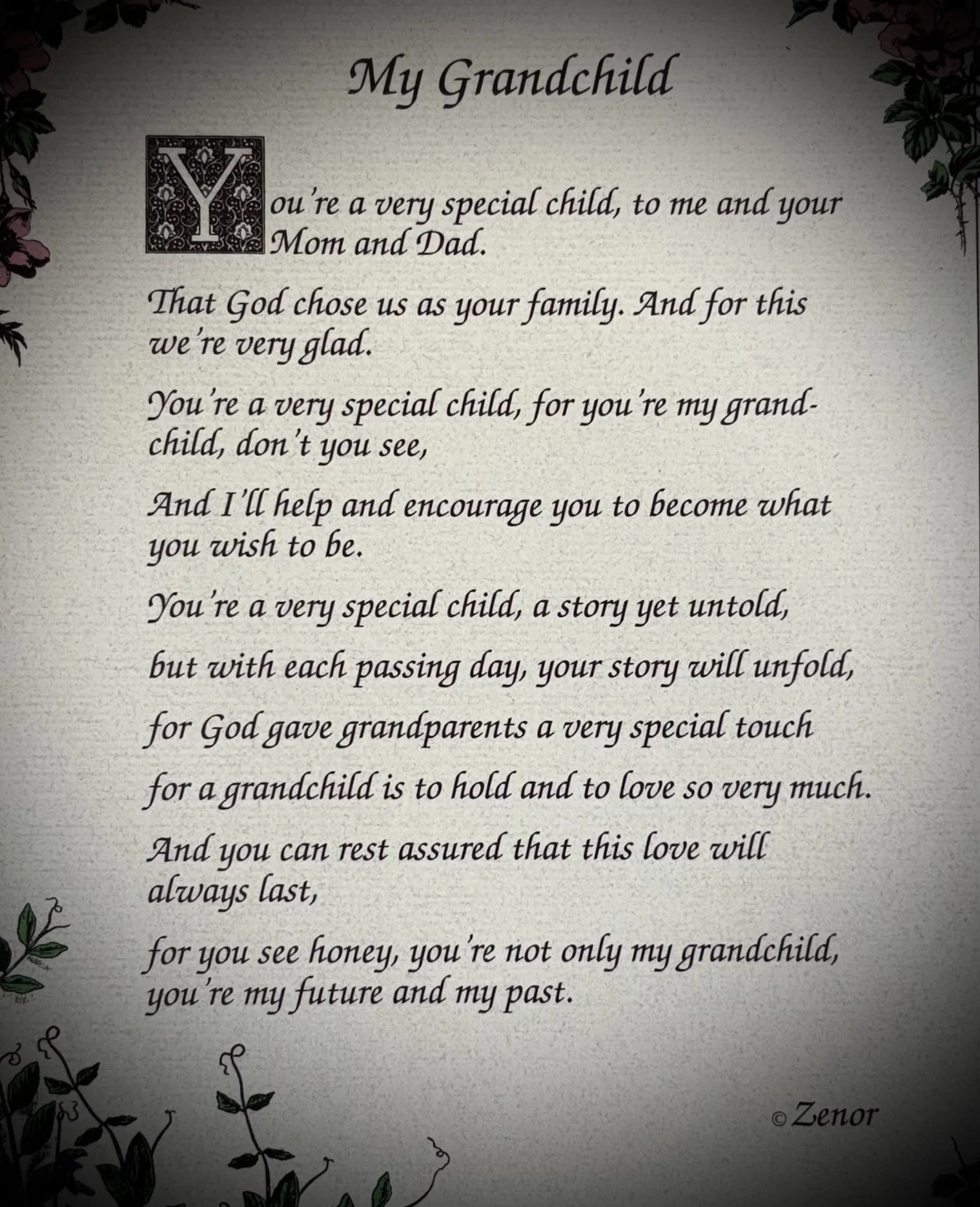 My Grandchild