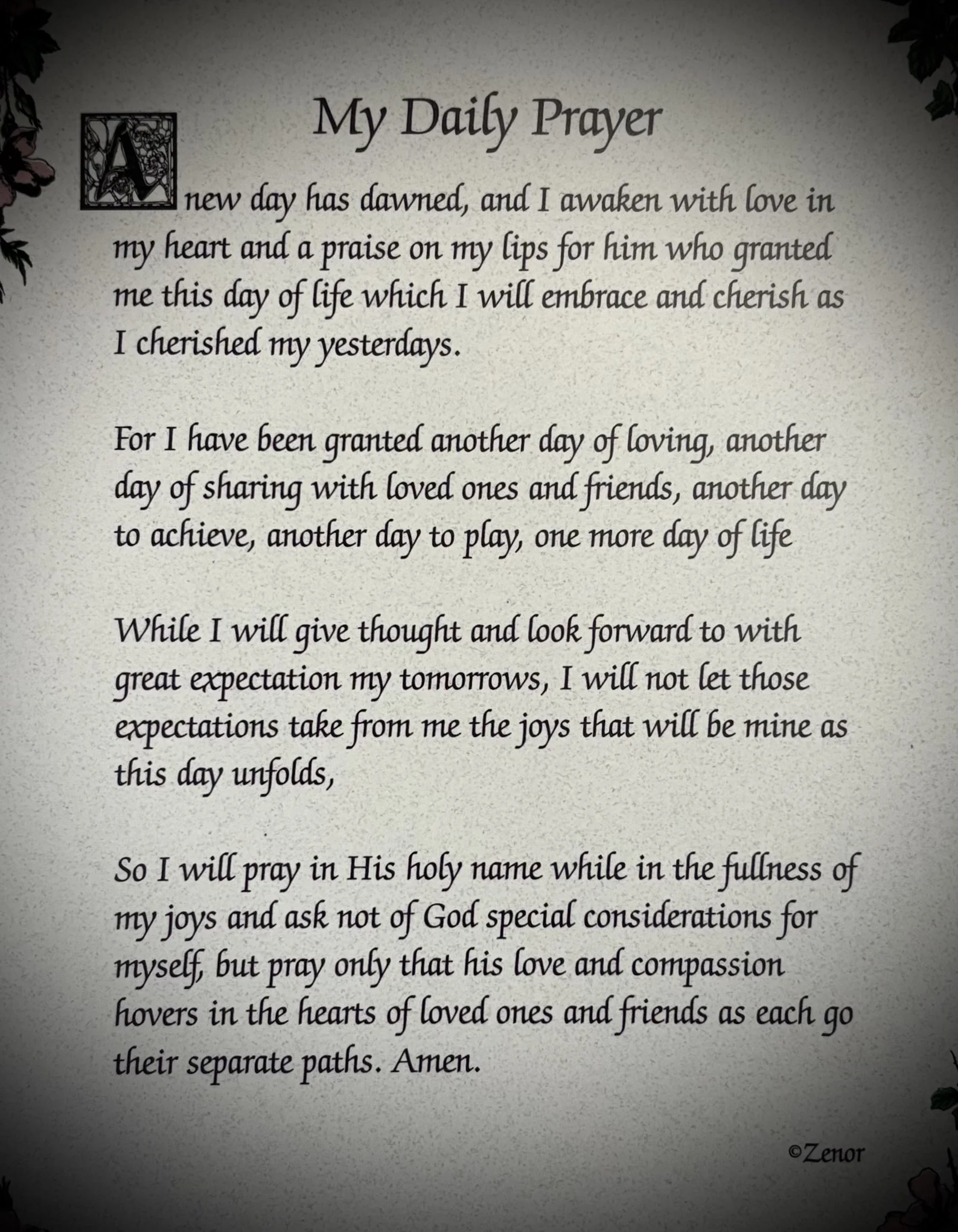 My Daily Prayer