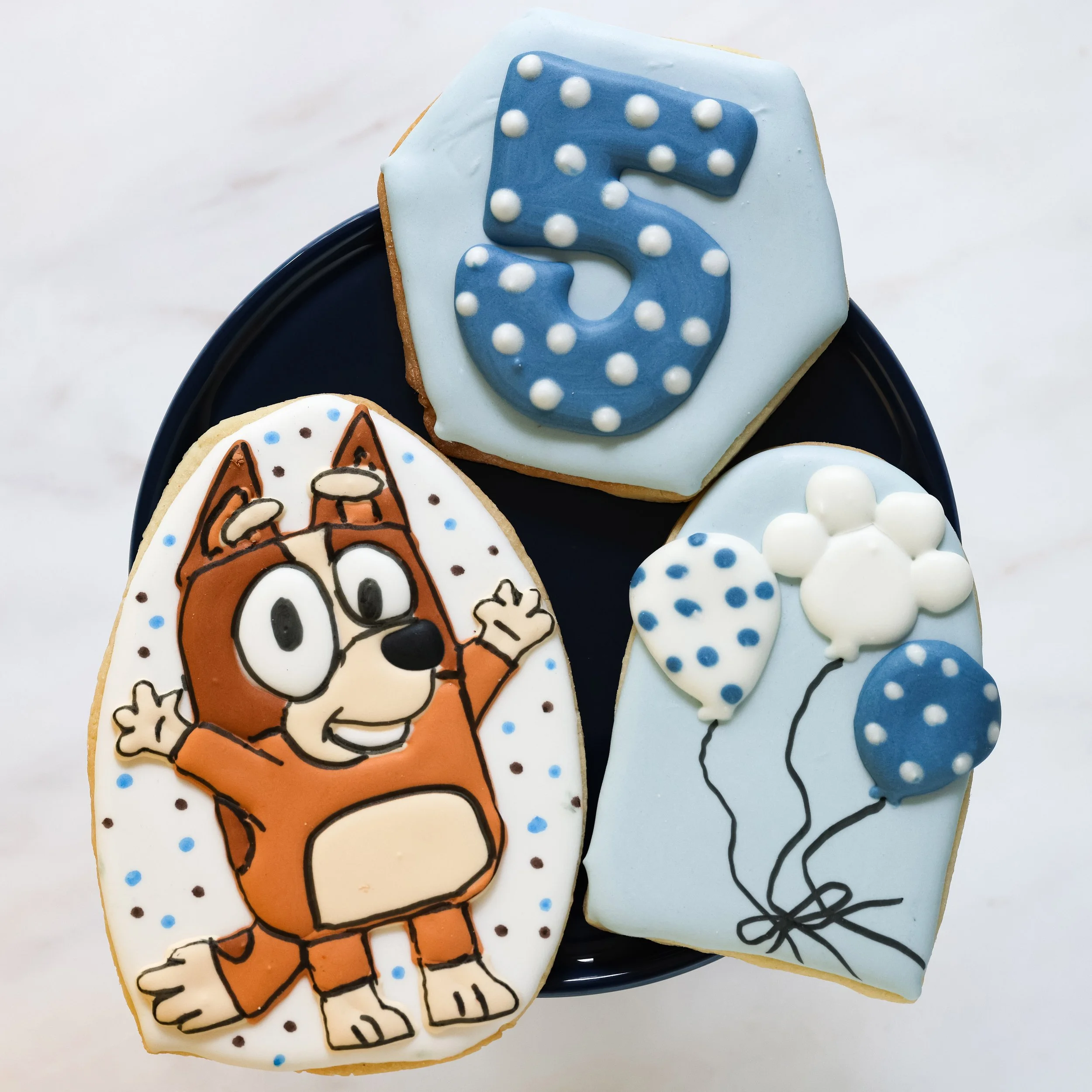 custom painted character cookies