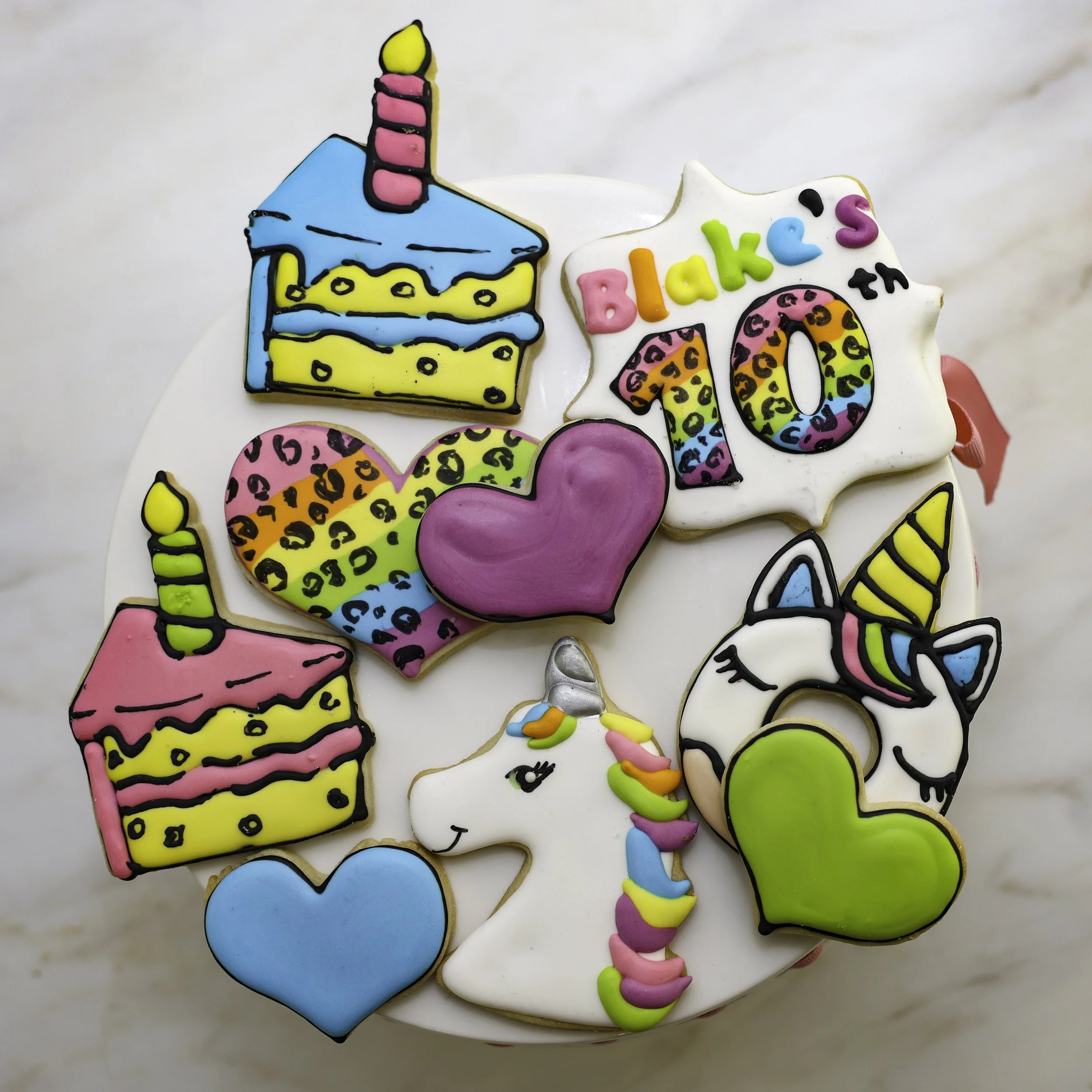 custom birthday cookies