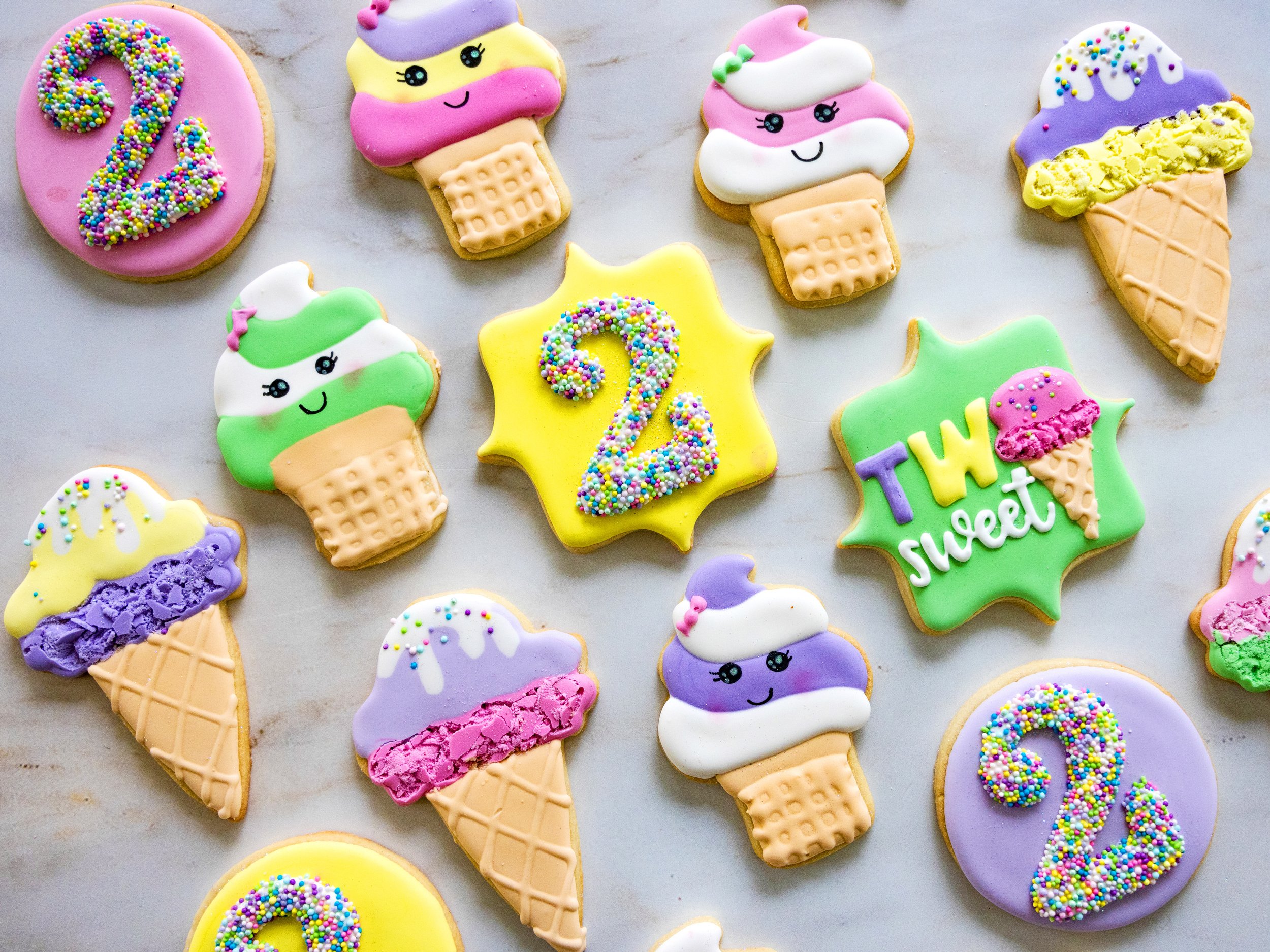 custom birthday cookies