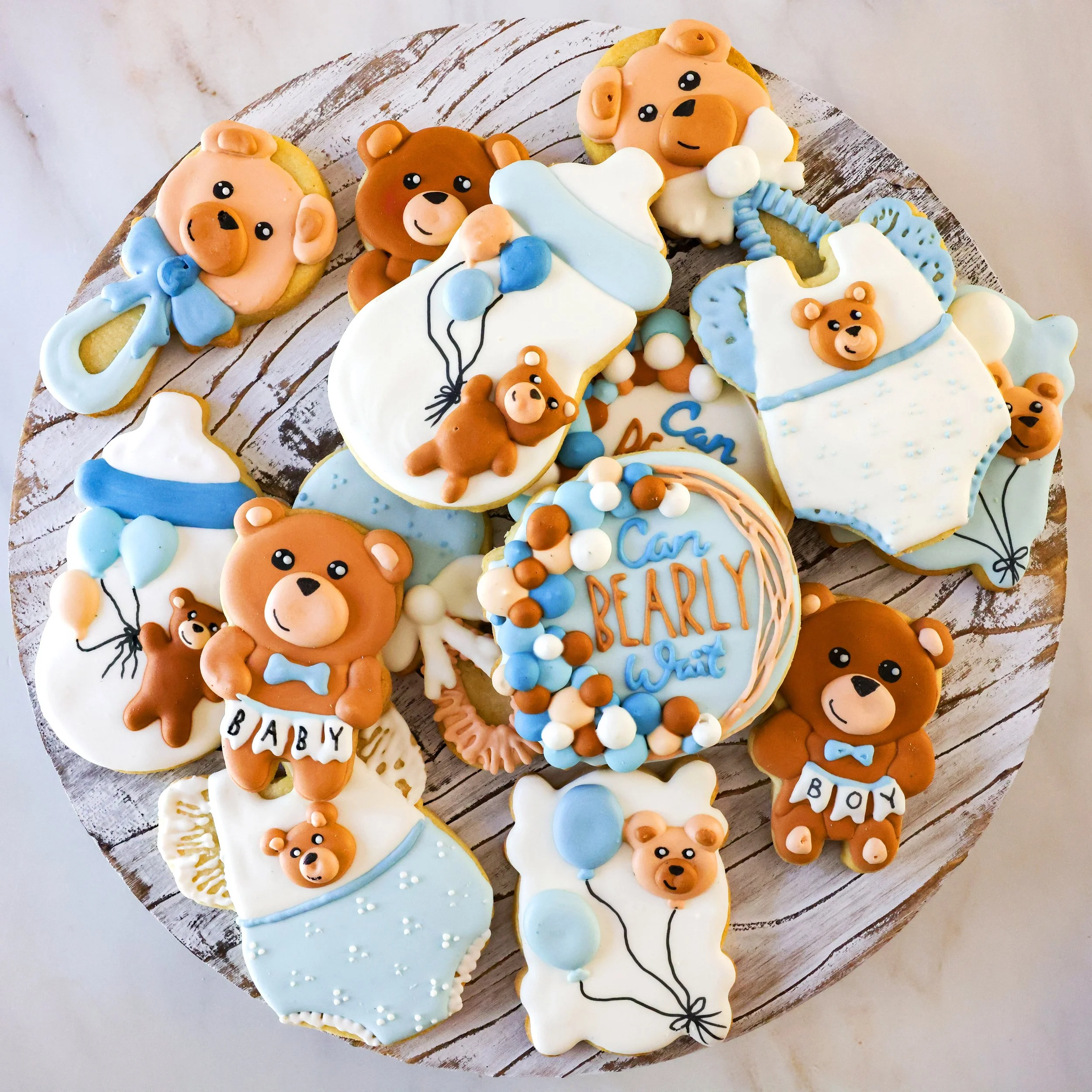 custom baby shower cookies
