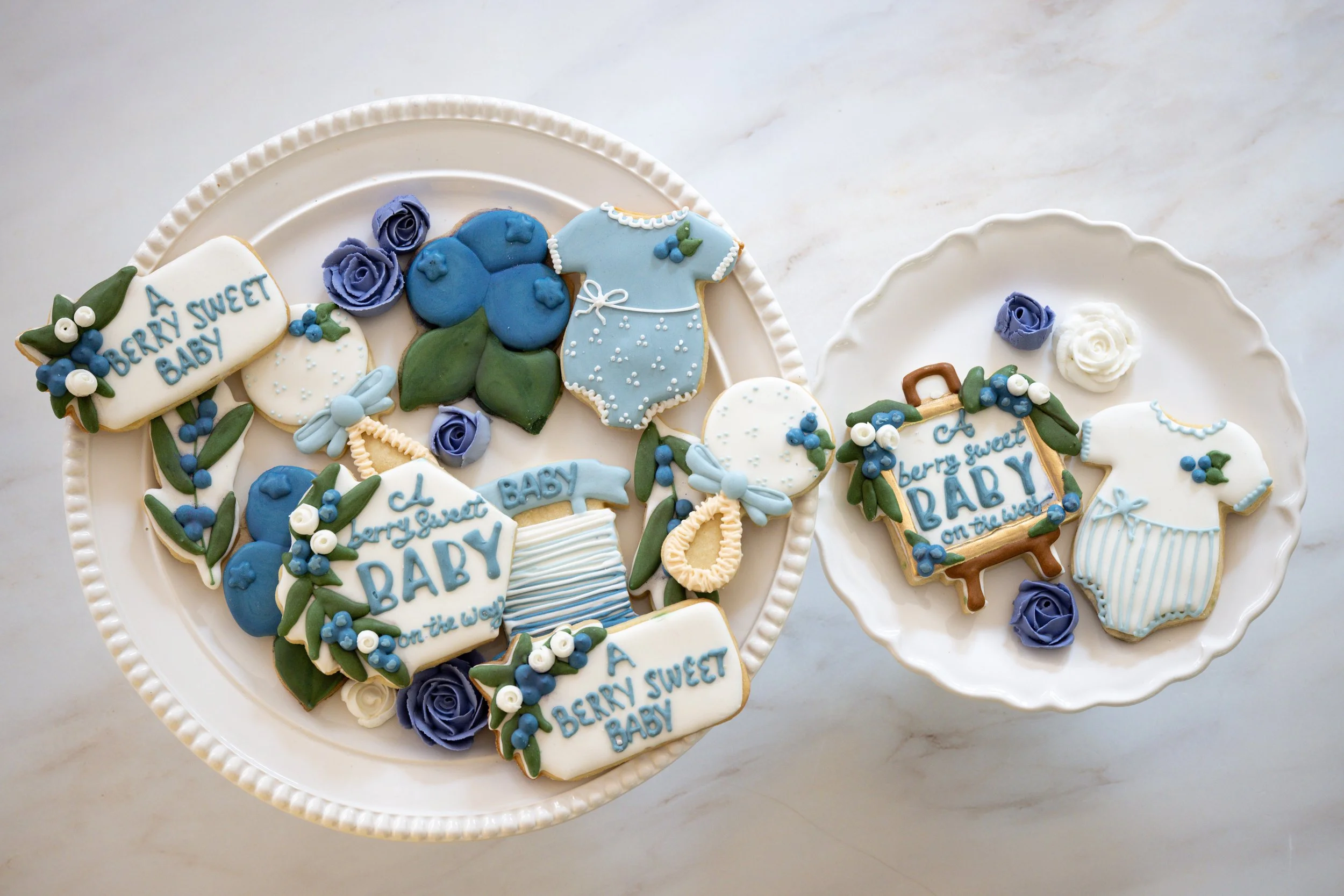 custom baby shower cookies