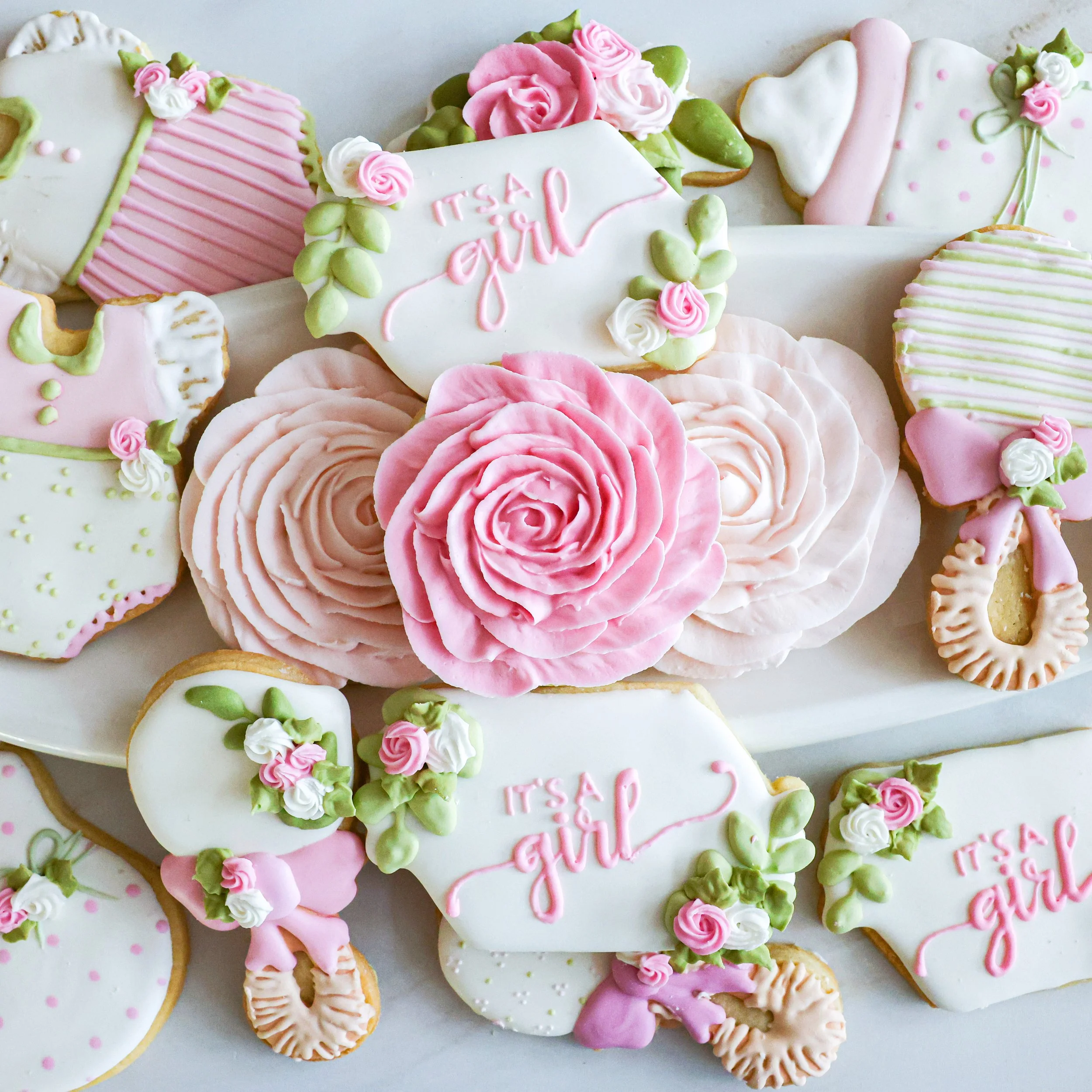 baby shower cookies