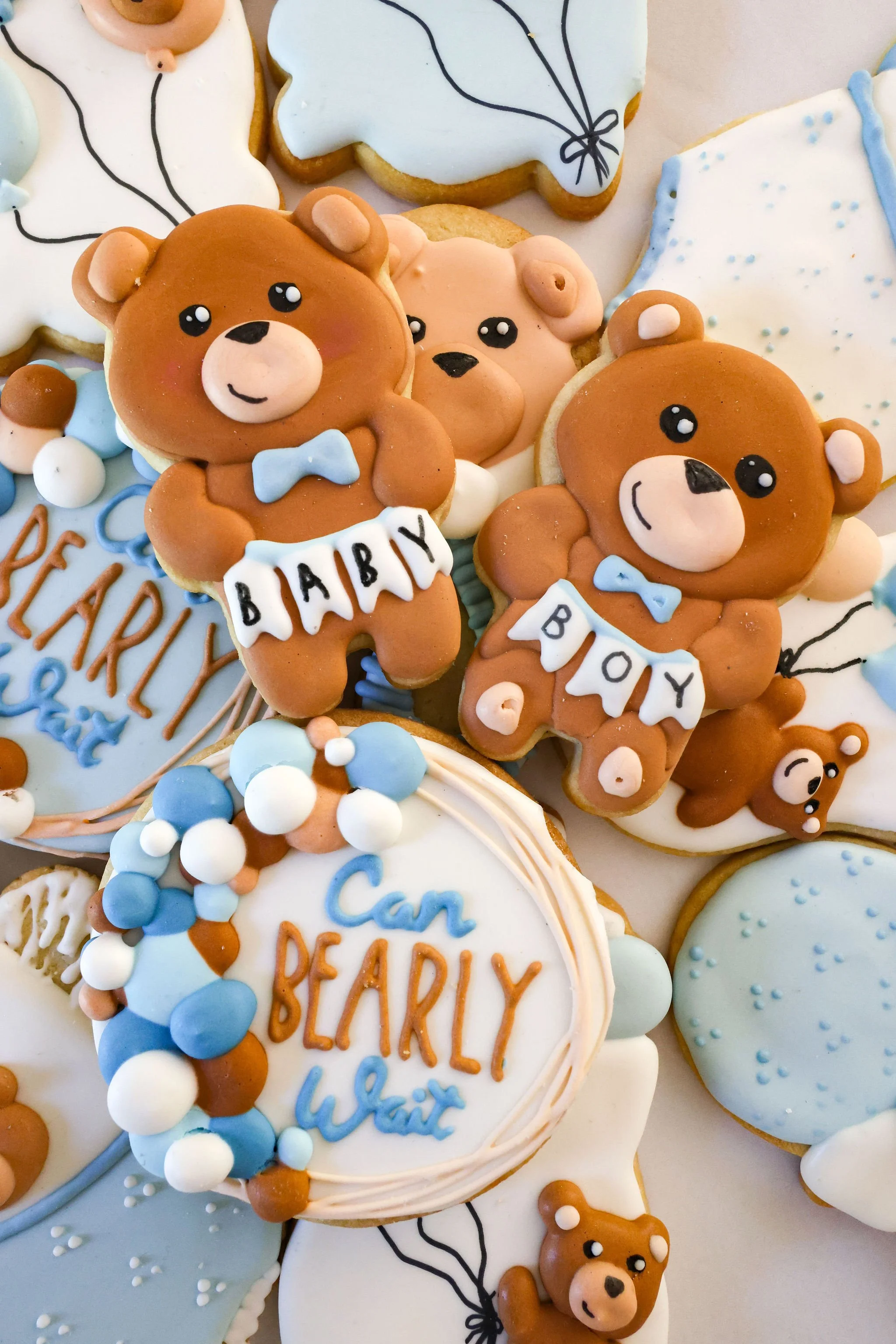 custom baby shower cookies