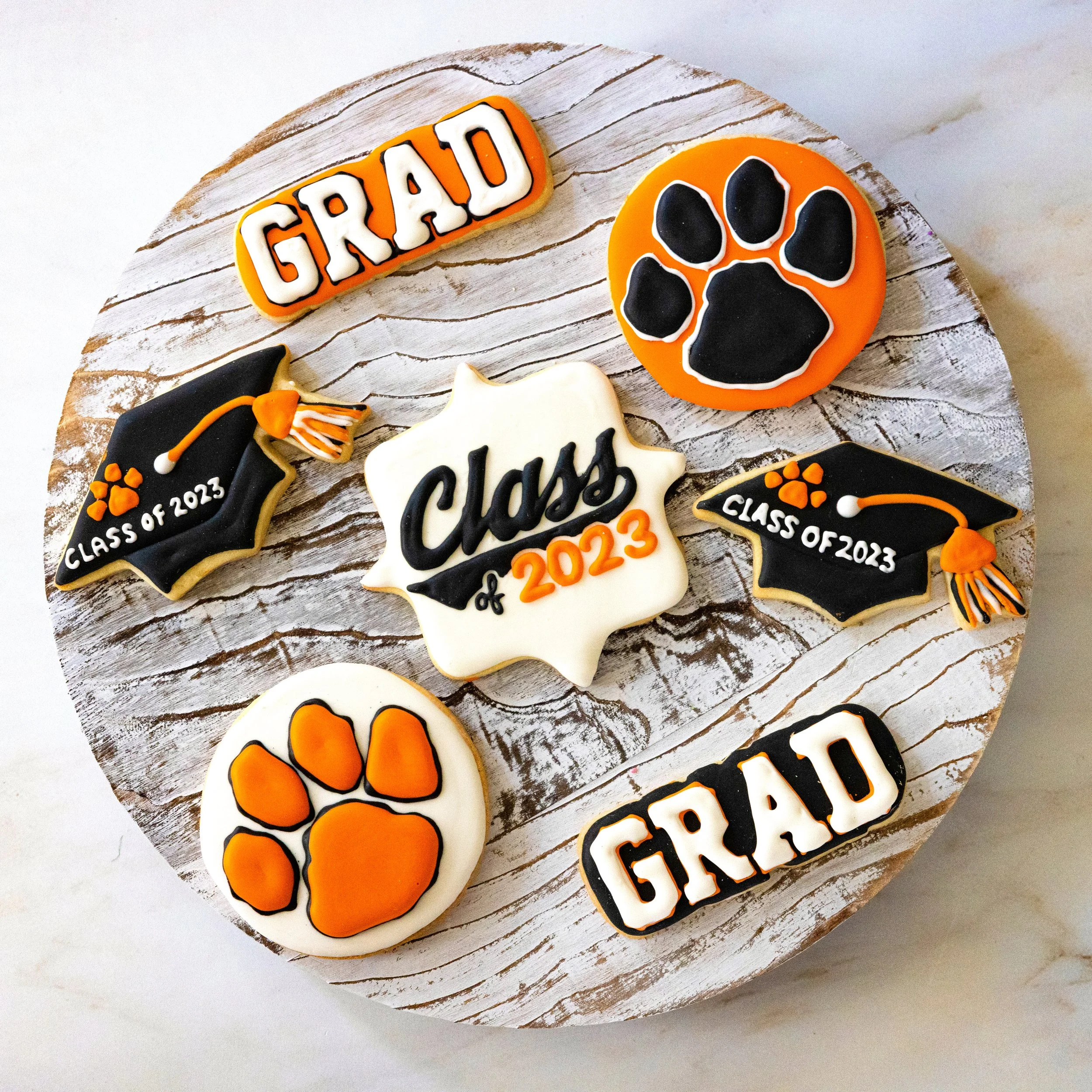 graduation custom cookies