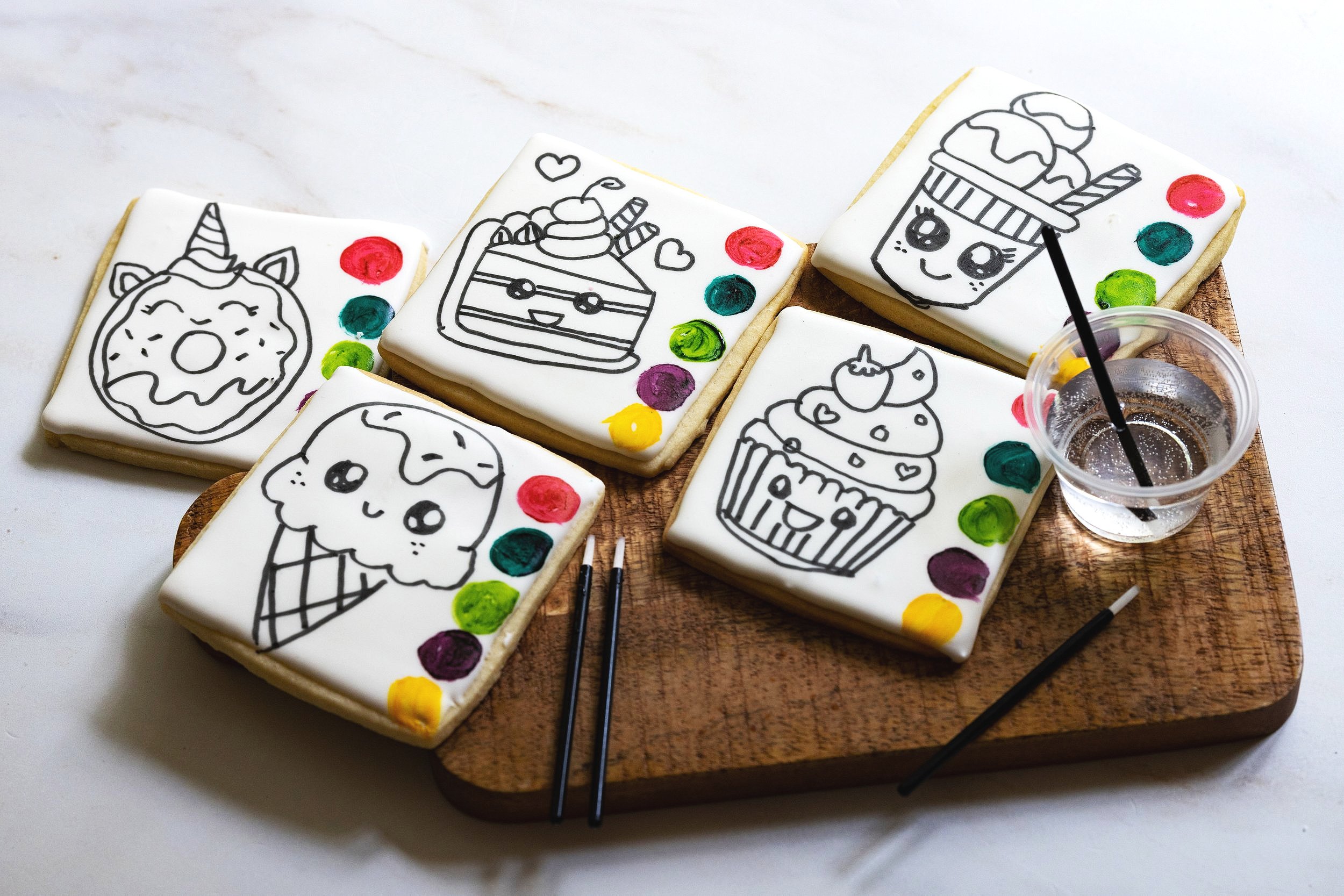 Paint Your Own cookies