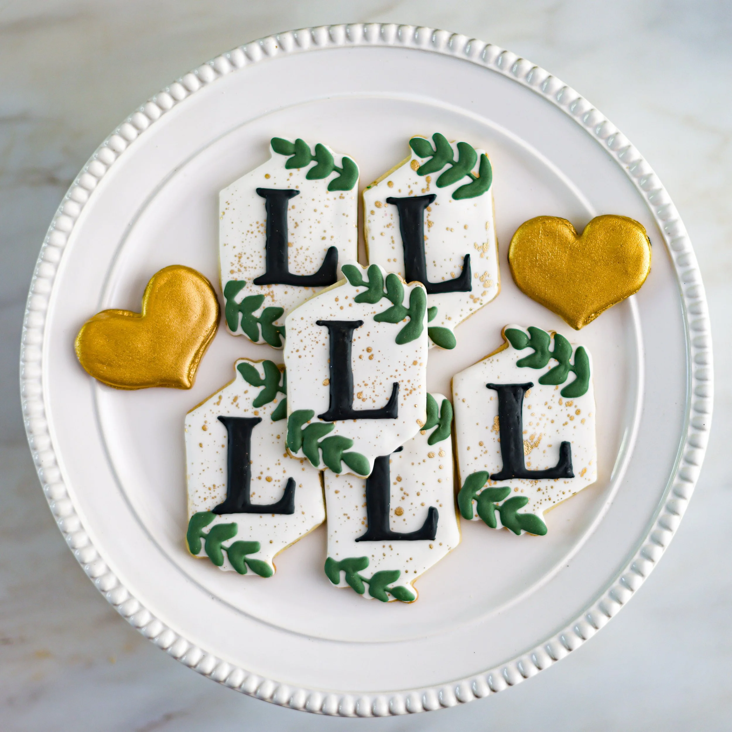custom initial cookies