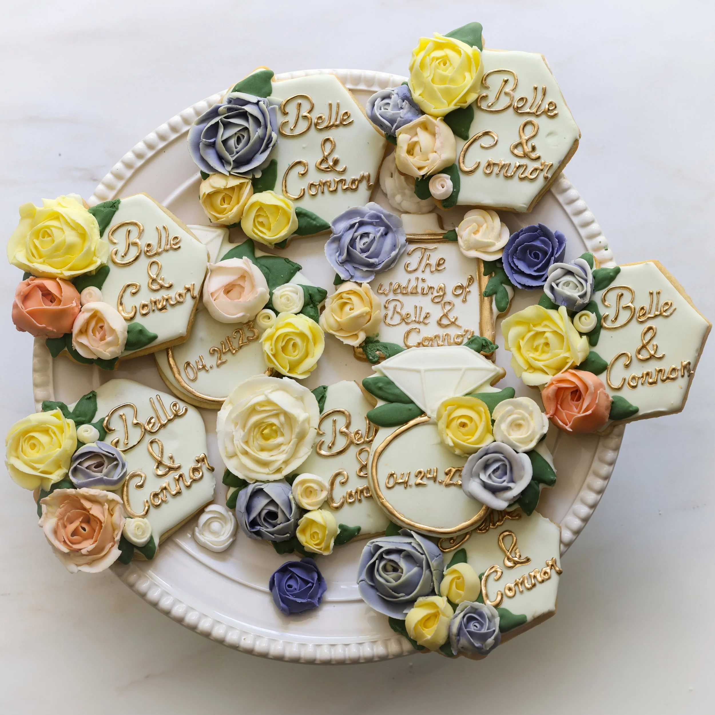 custom wedding cookies