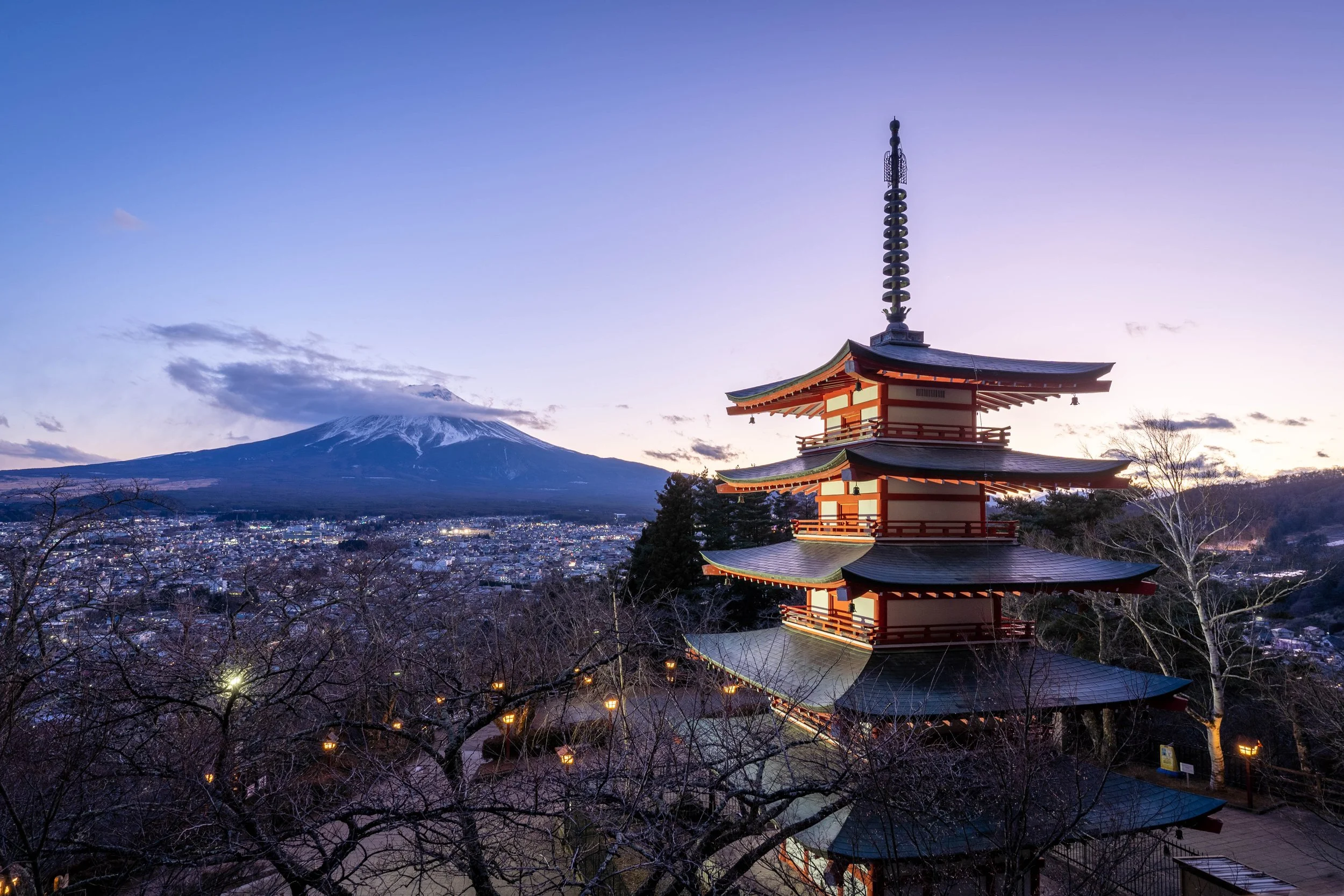 Chureito Pagoda at Arakurayama Sengen Park, Japan