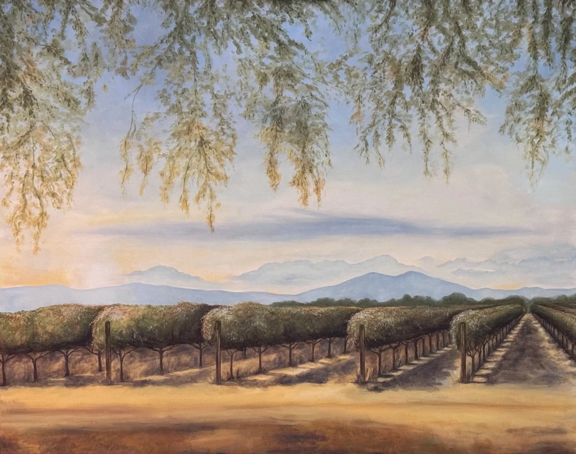 Winery Sunset